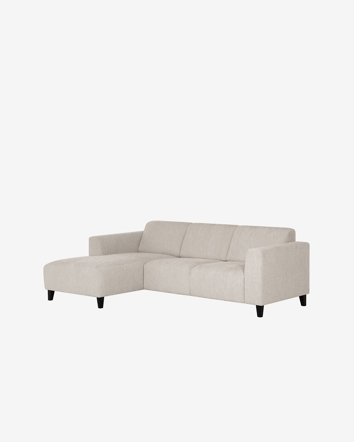 Amalfi 3 pers. m/chaiselong, beige