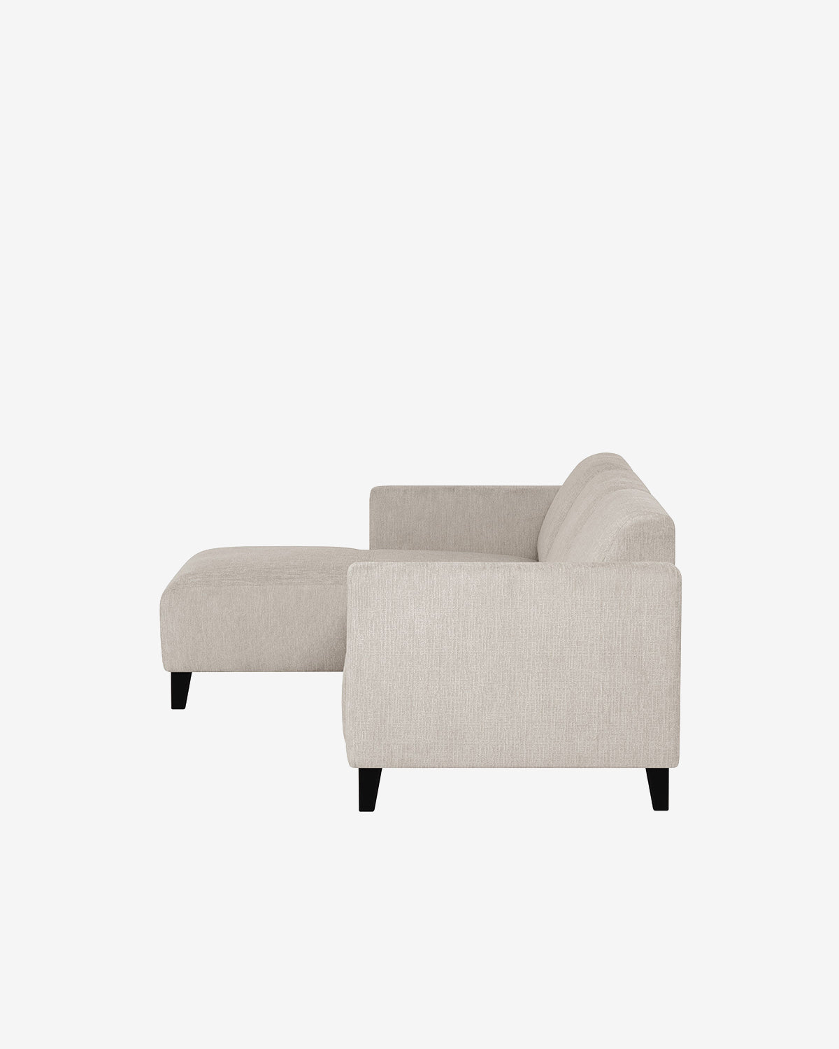 Amalfi 3 pers. m/chaiselong, beige