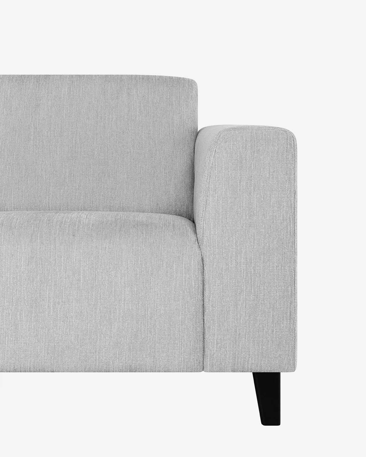 Amalfi 3 pers. m/chaiselong, ash