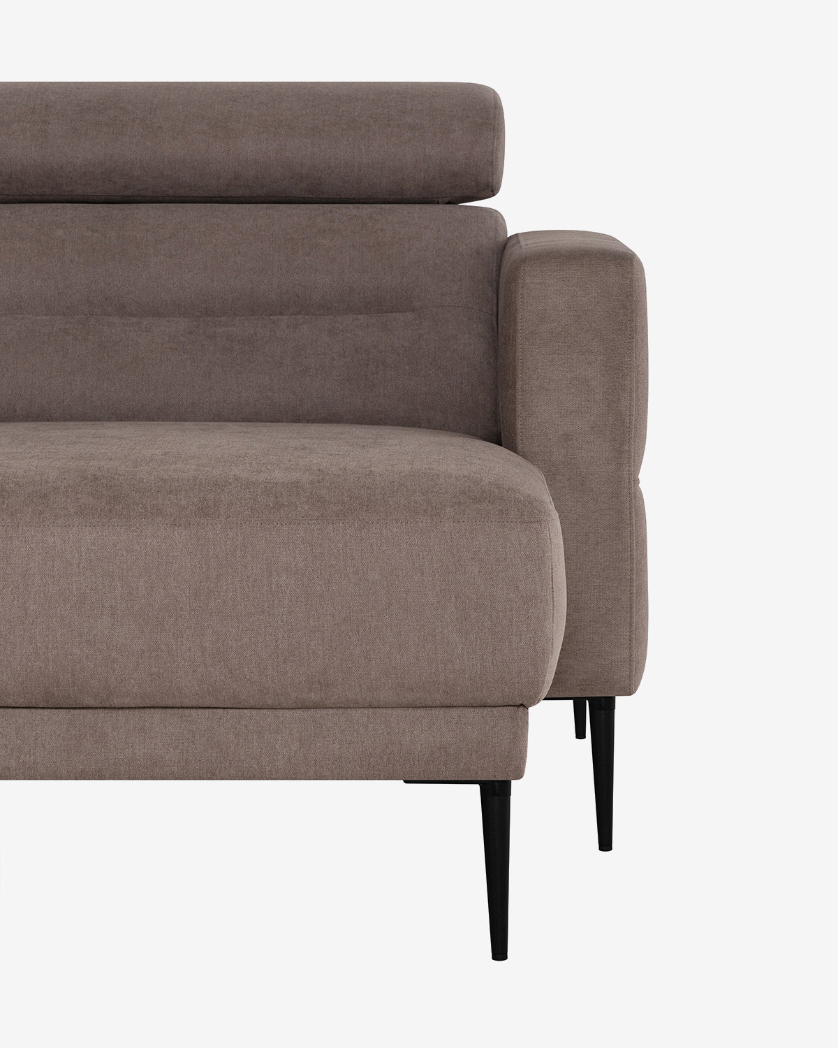 Vizion U-hjørnesofa, lys brun