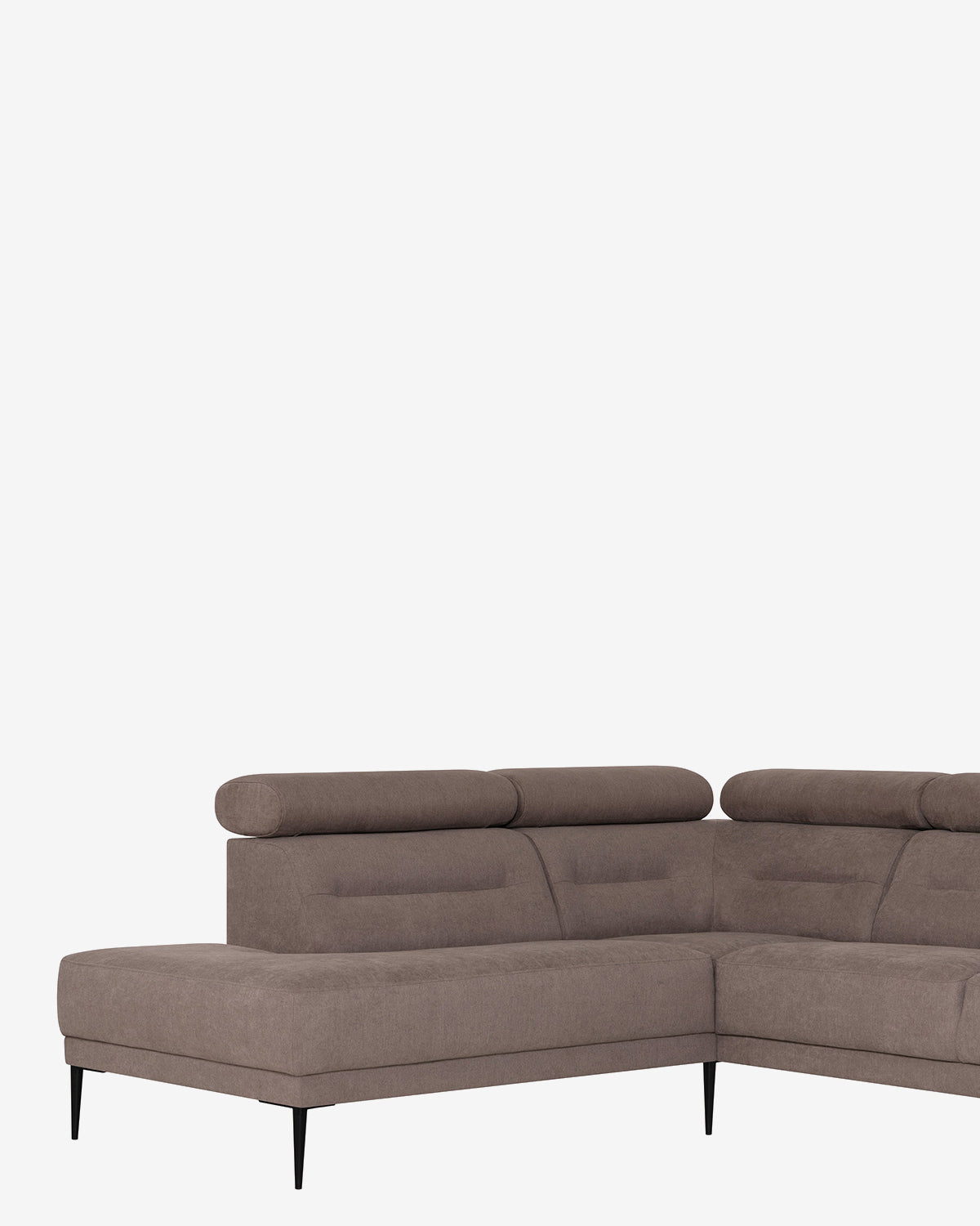 Vizion U-hjørnesofa, lys brun