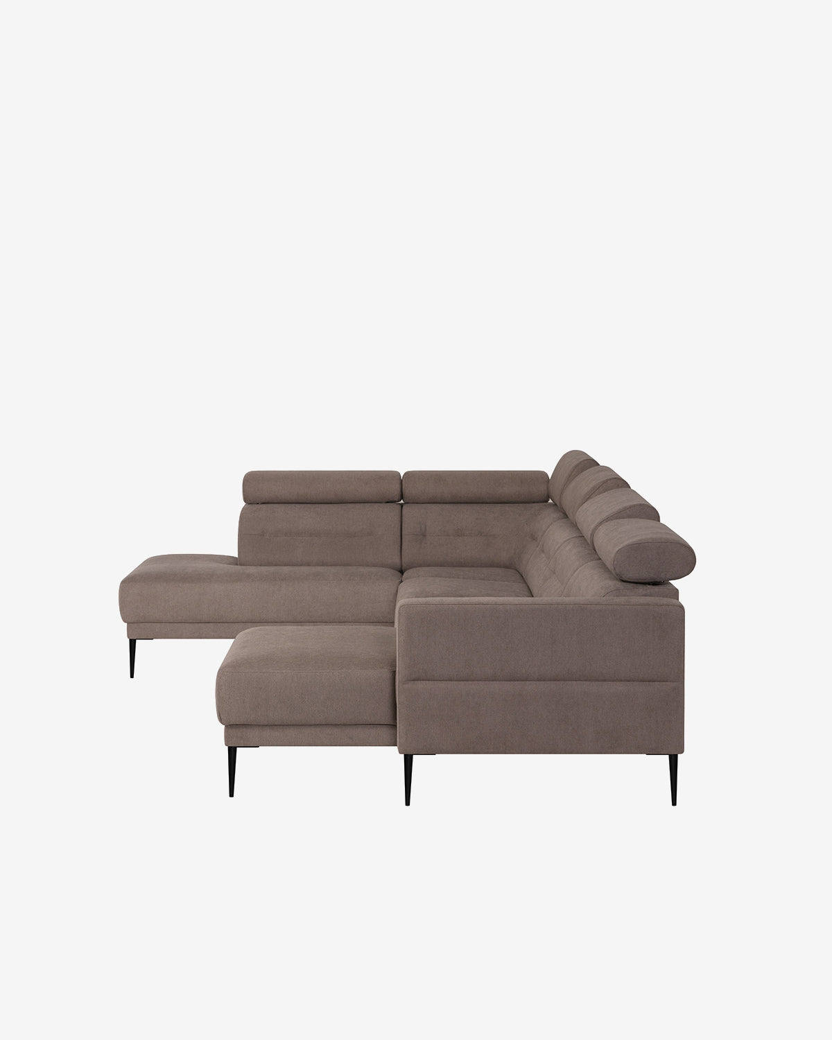 Vizion U-hjørnesofa, lys brun