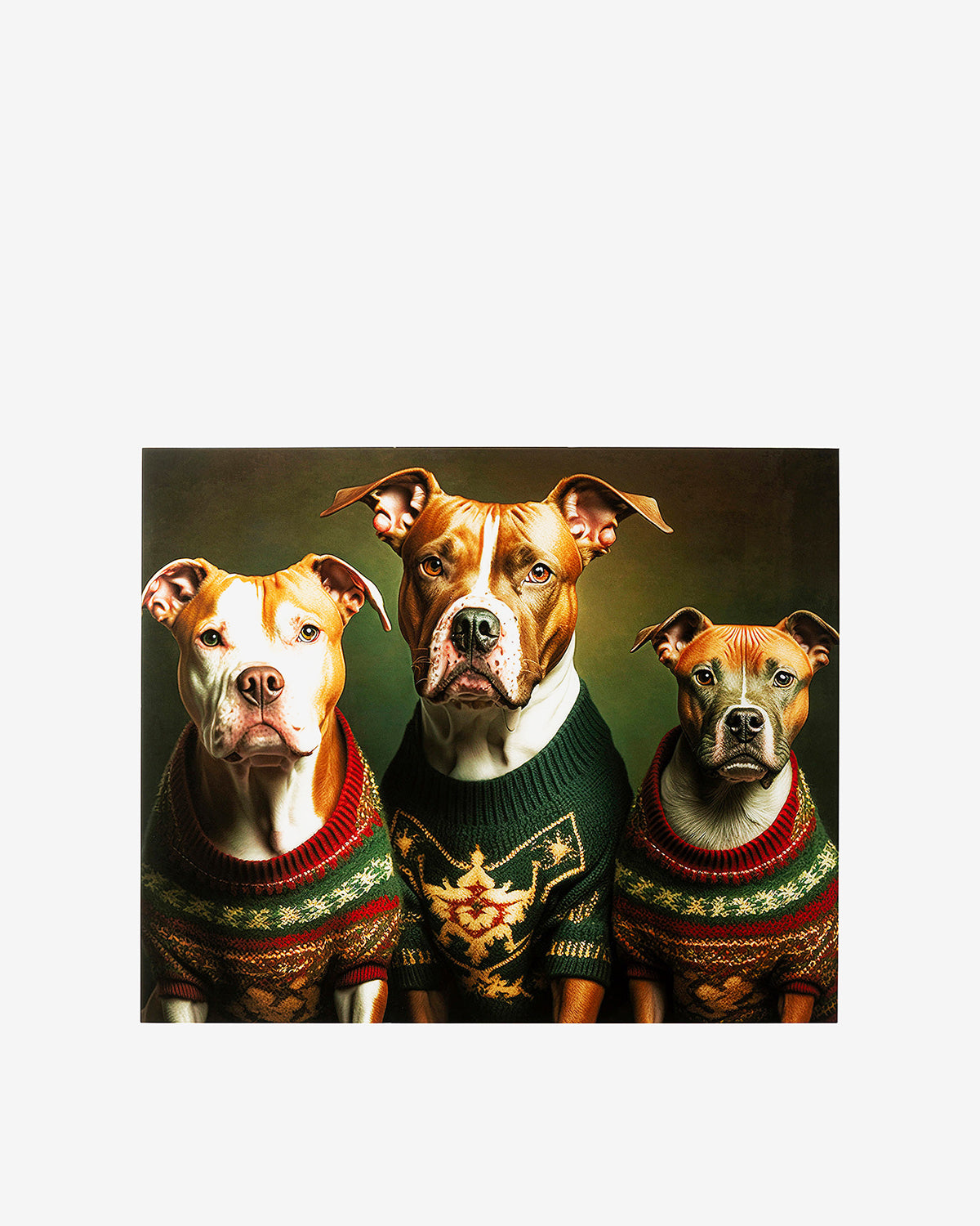 Dog family glas galleri