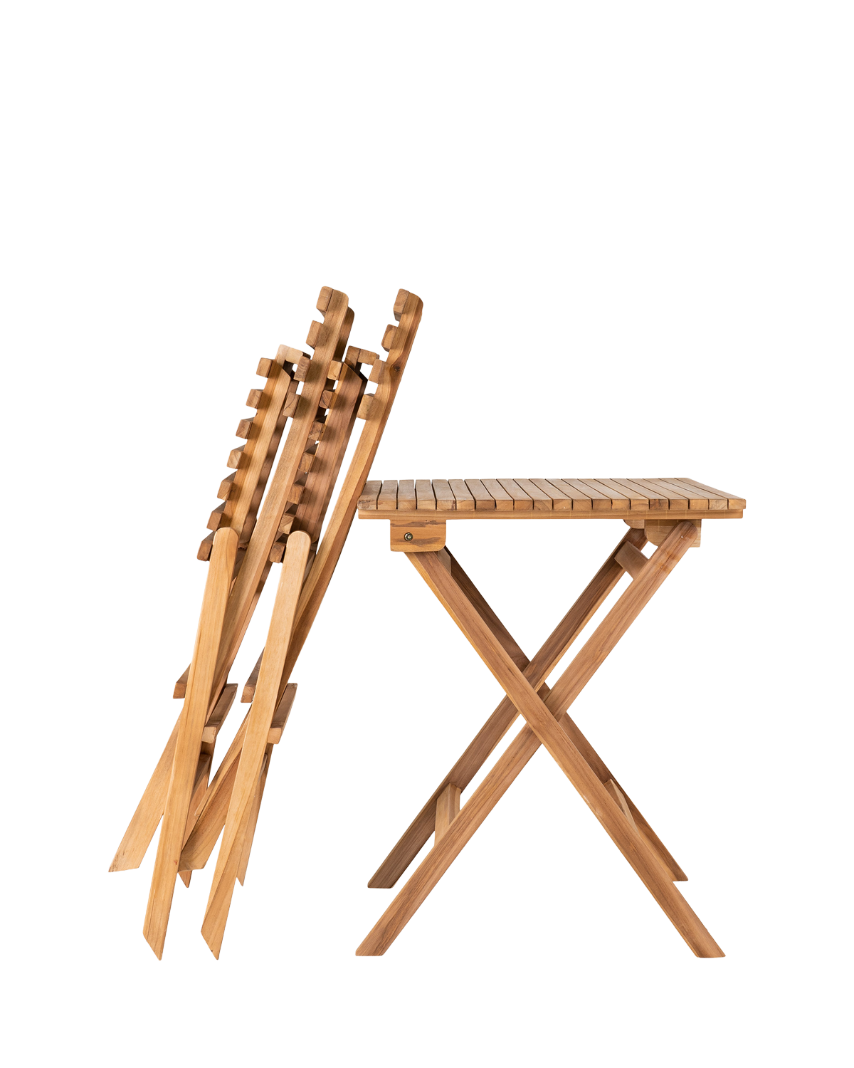 Cuenca cafesæt, teak natur