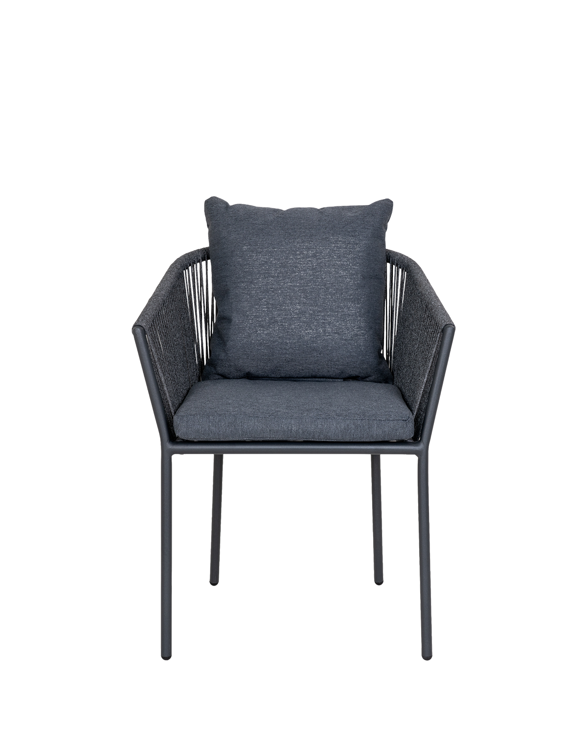 Salerno havestol, grå/sort