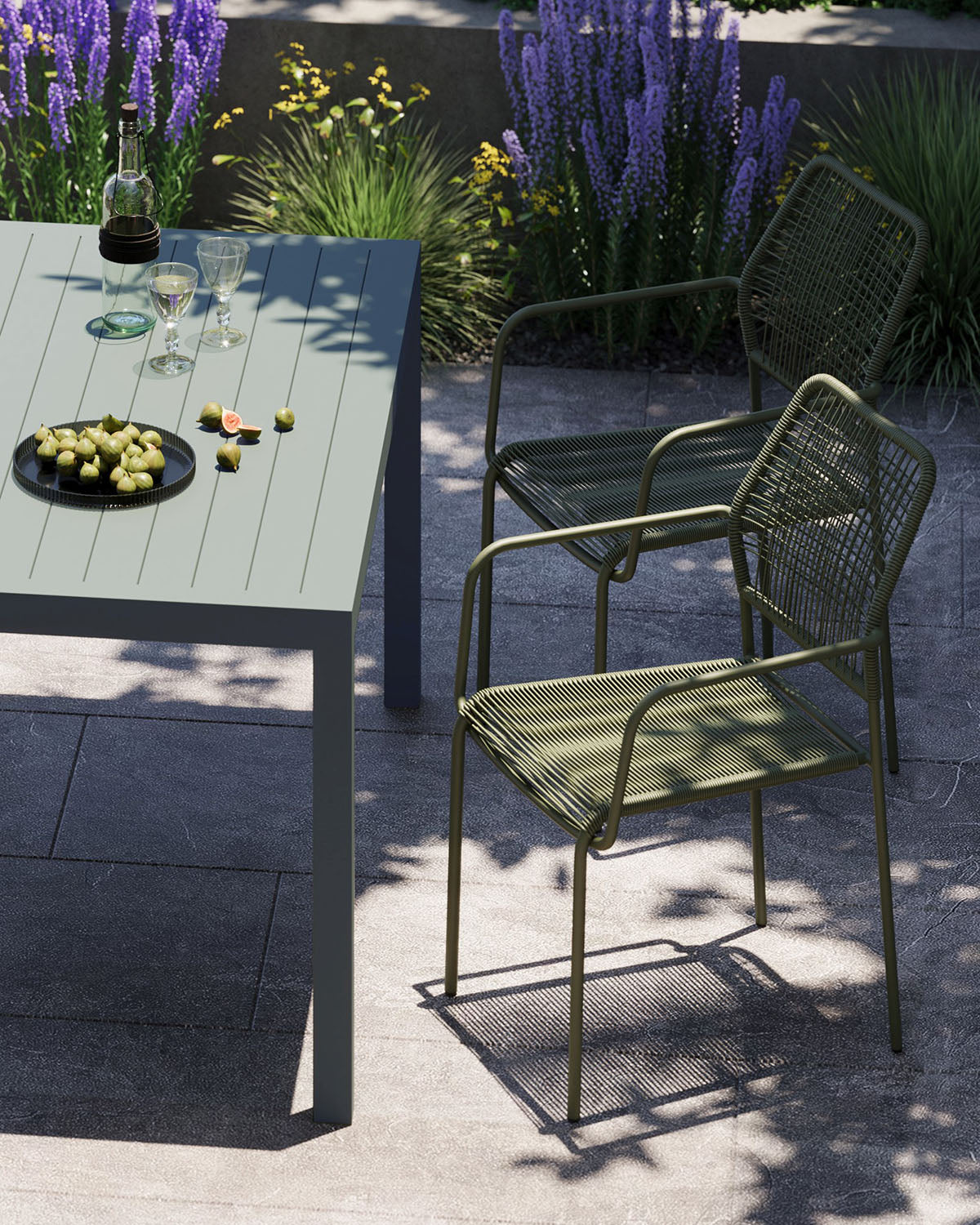 Madagascar havestol, grøn