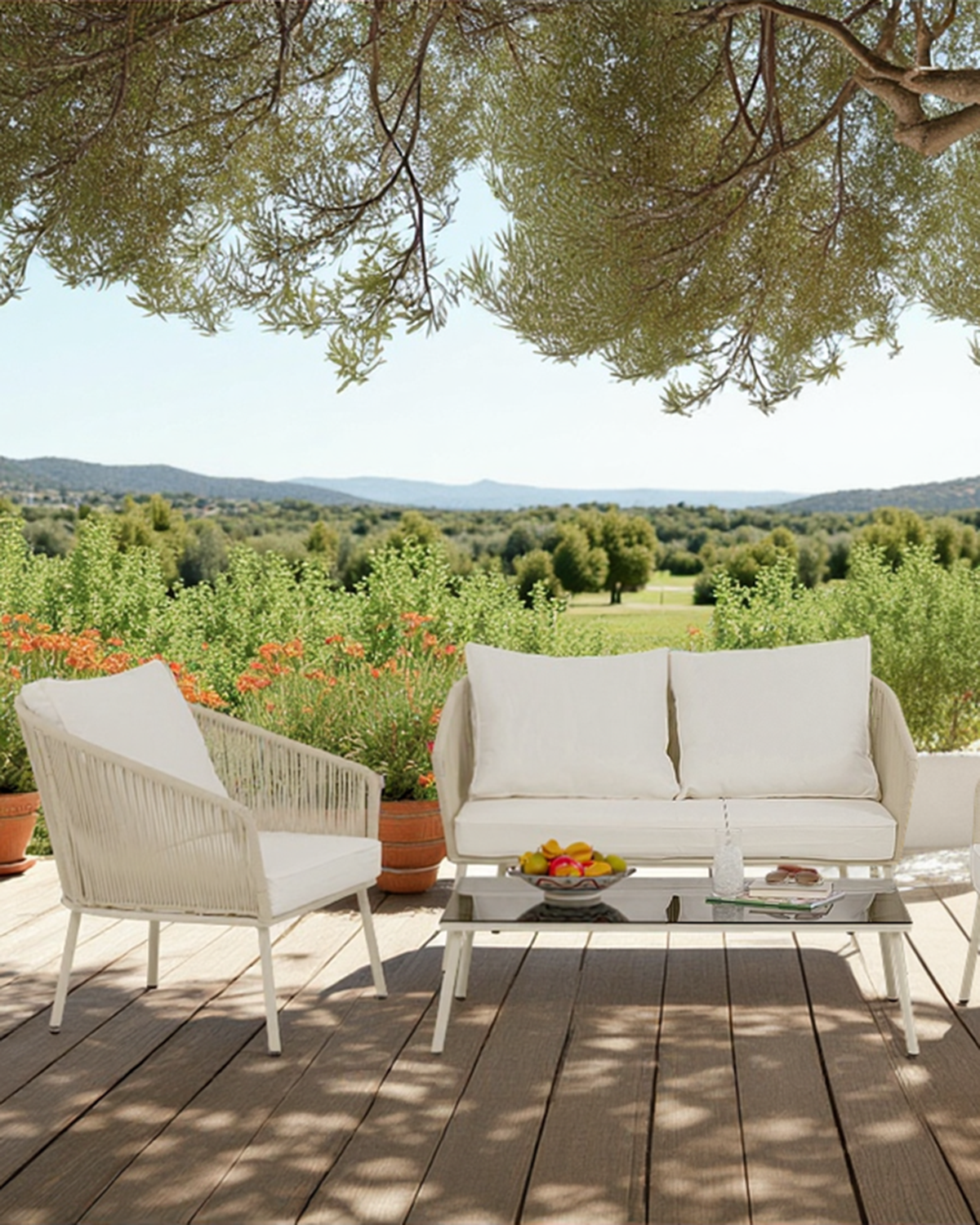 Elba lounge sæt, sand