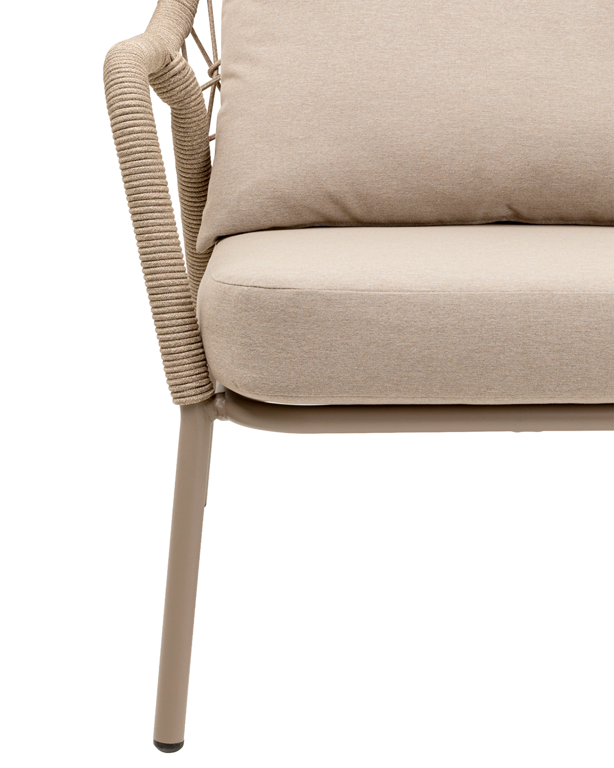 Milos lounge stol, taupe