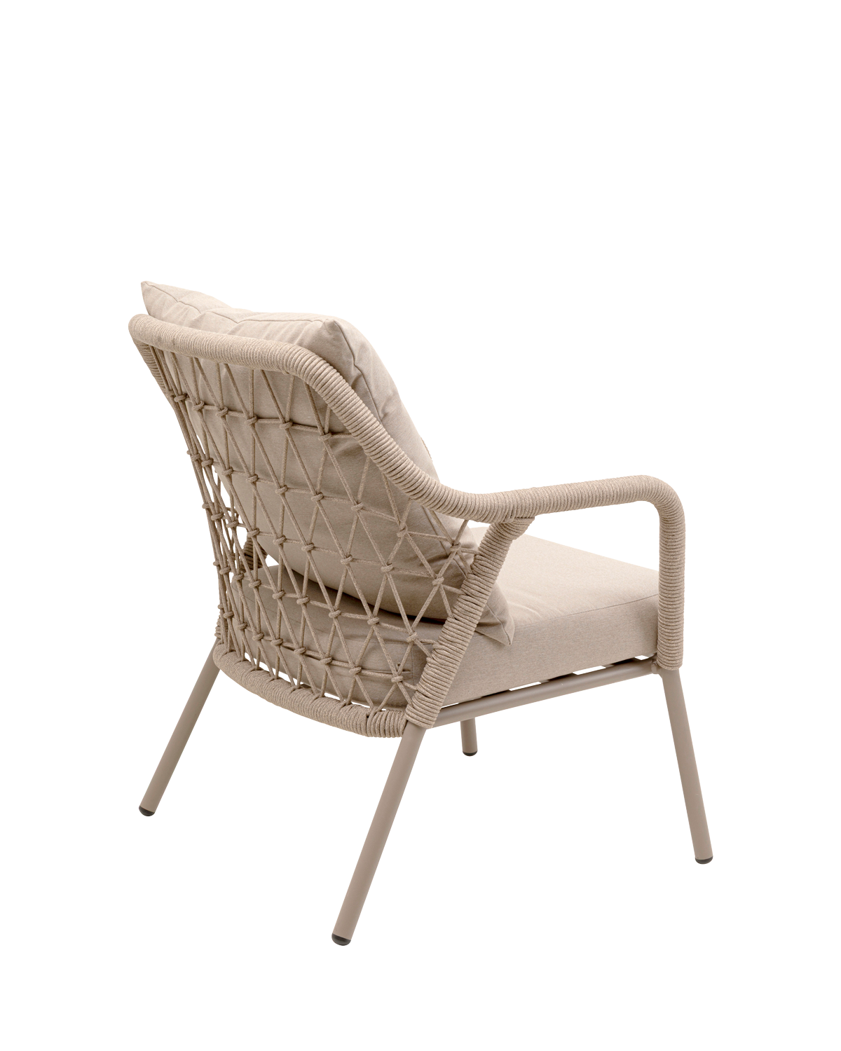 Milos lounge stol, taupe