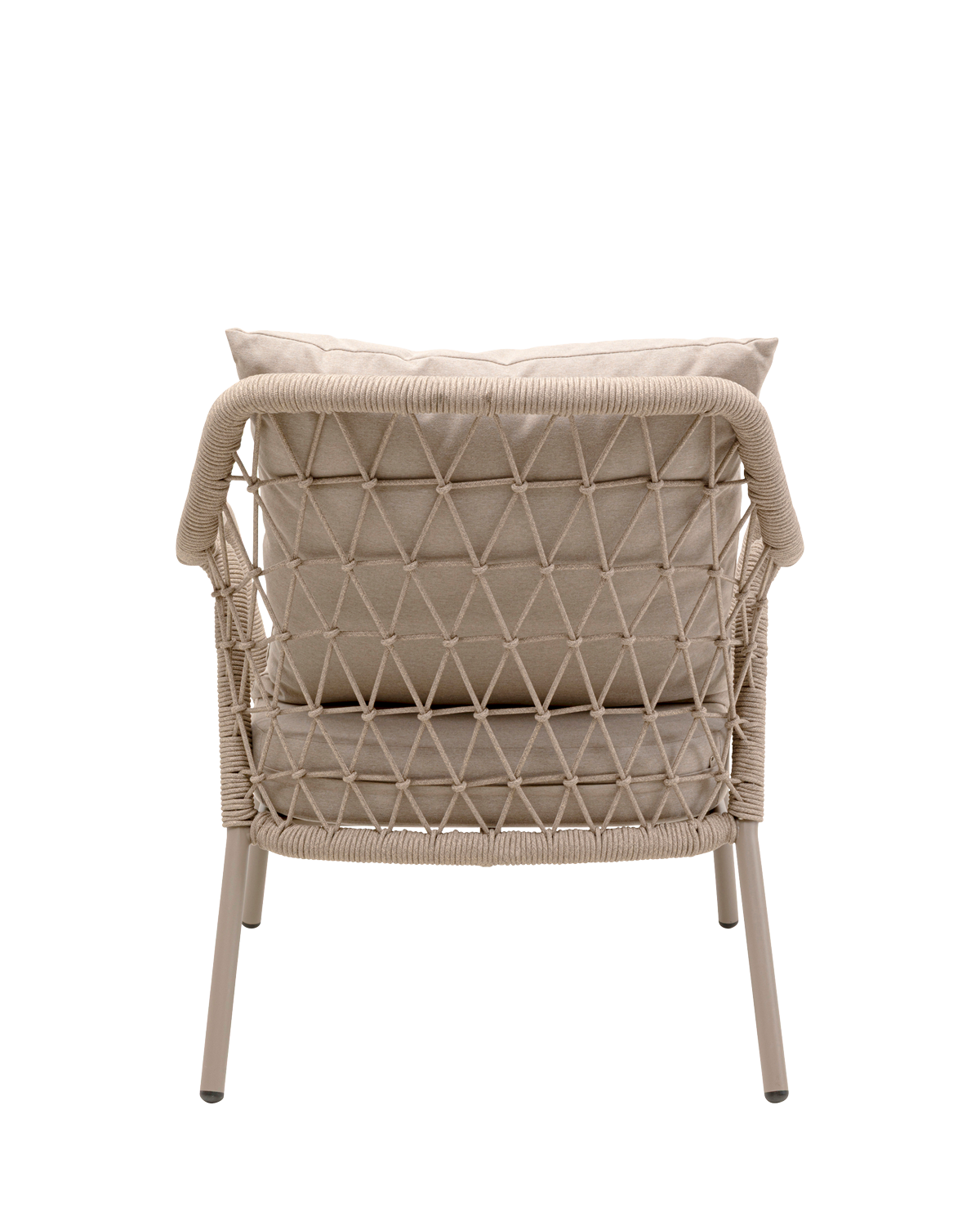 Milos lounge stol, taupe