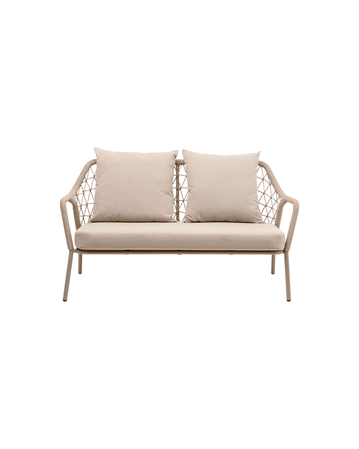 Milos 2 pers. sofa, taupe