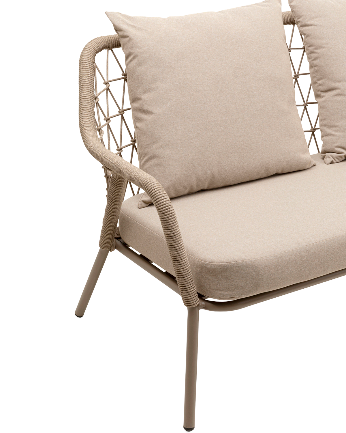 Milos 2 pers. sofa, taupe