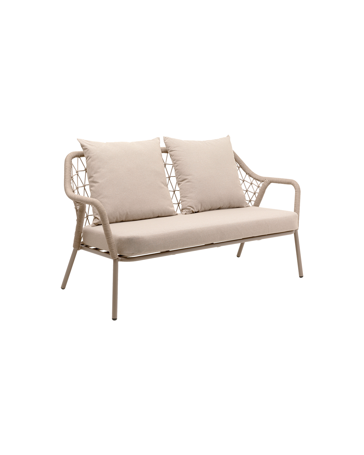 Milos 2 pers. sofa, taupe