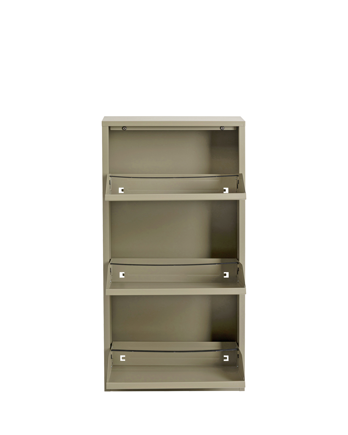 Caruso skoskab 3 låger, khaki