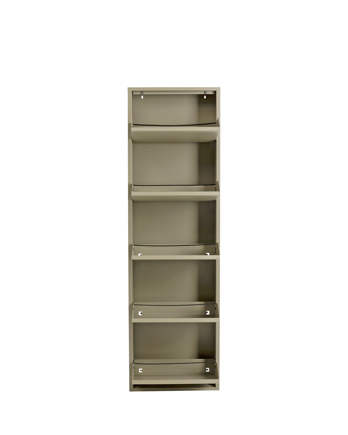 Caruso skoskab 5 låger, khaki