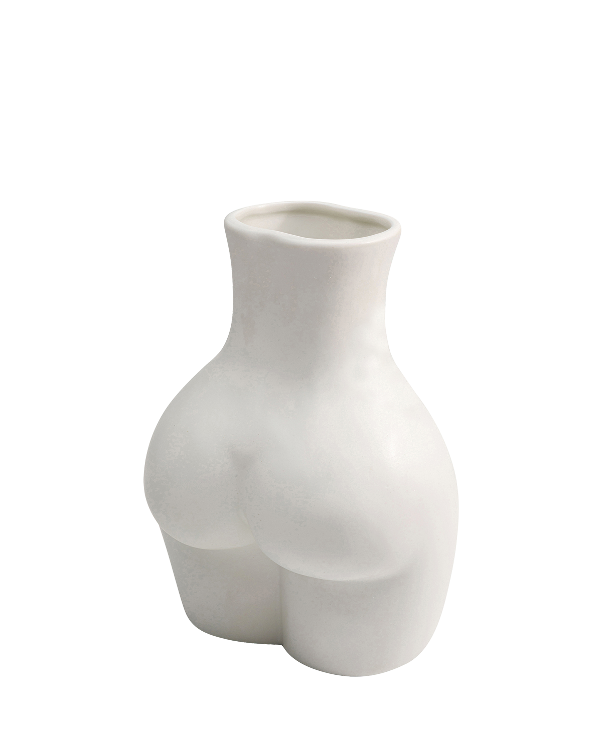 Donna vase lille, hvid