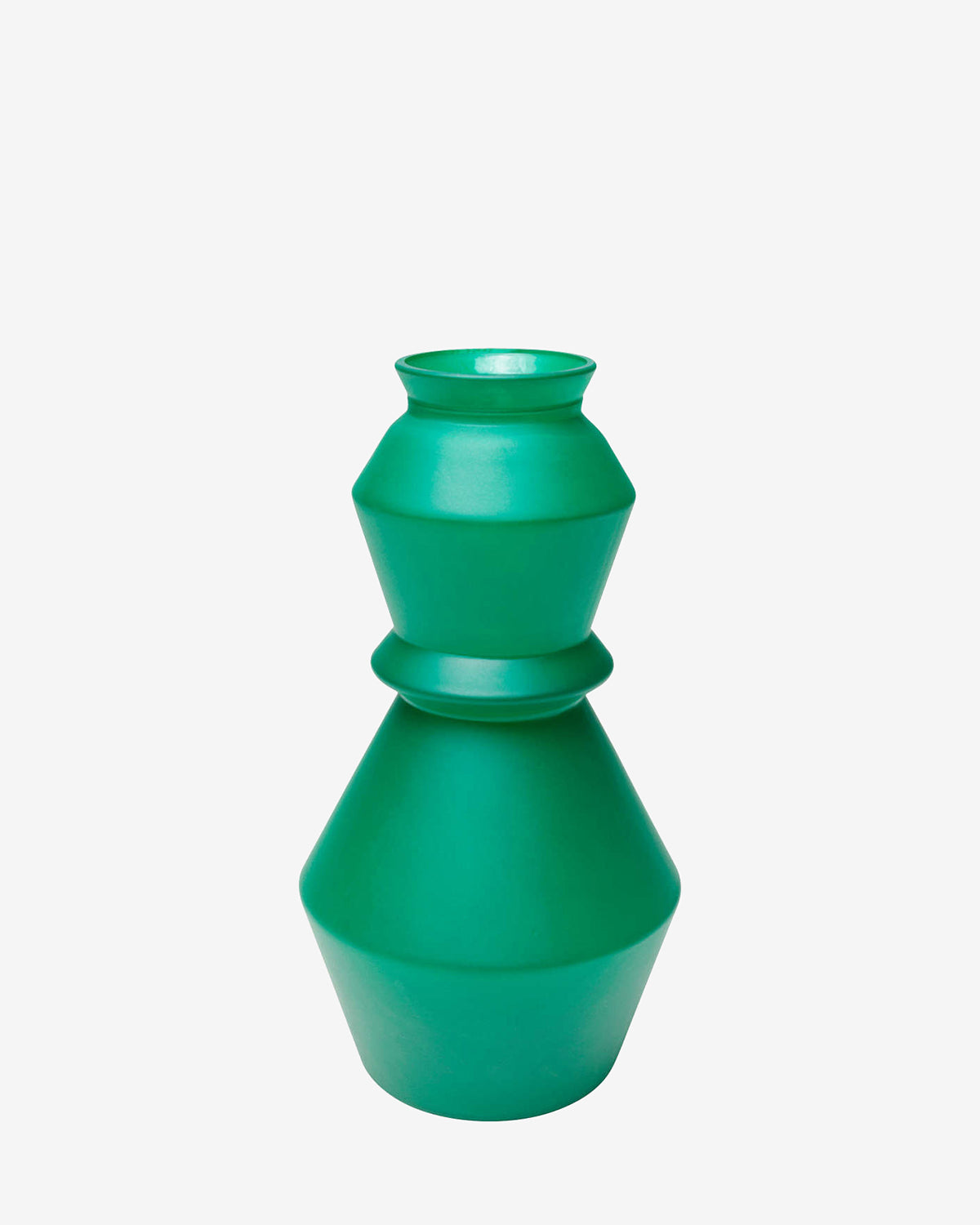 Gina vase grøn glas
