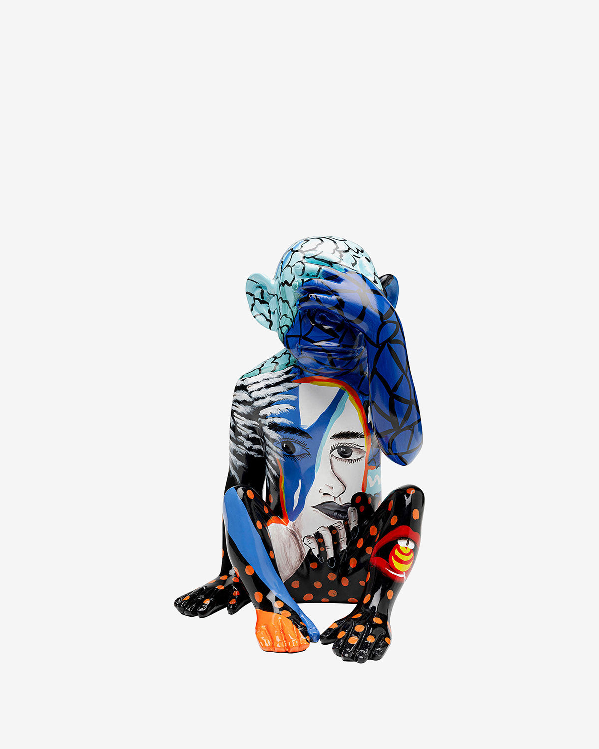 Graffiti monkey blue