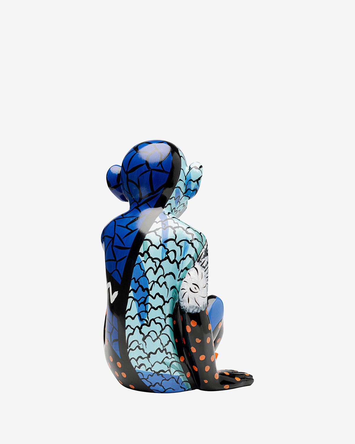Graffiti monkey blue