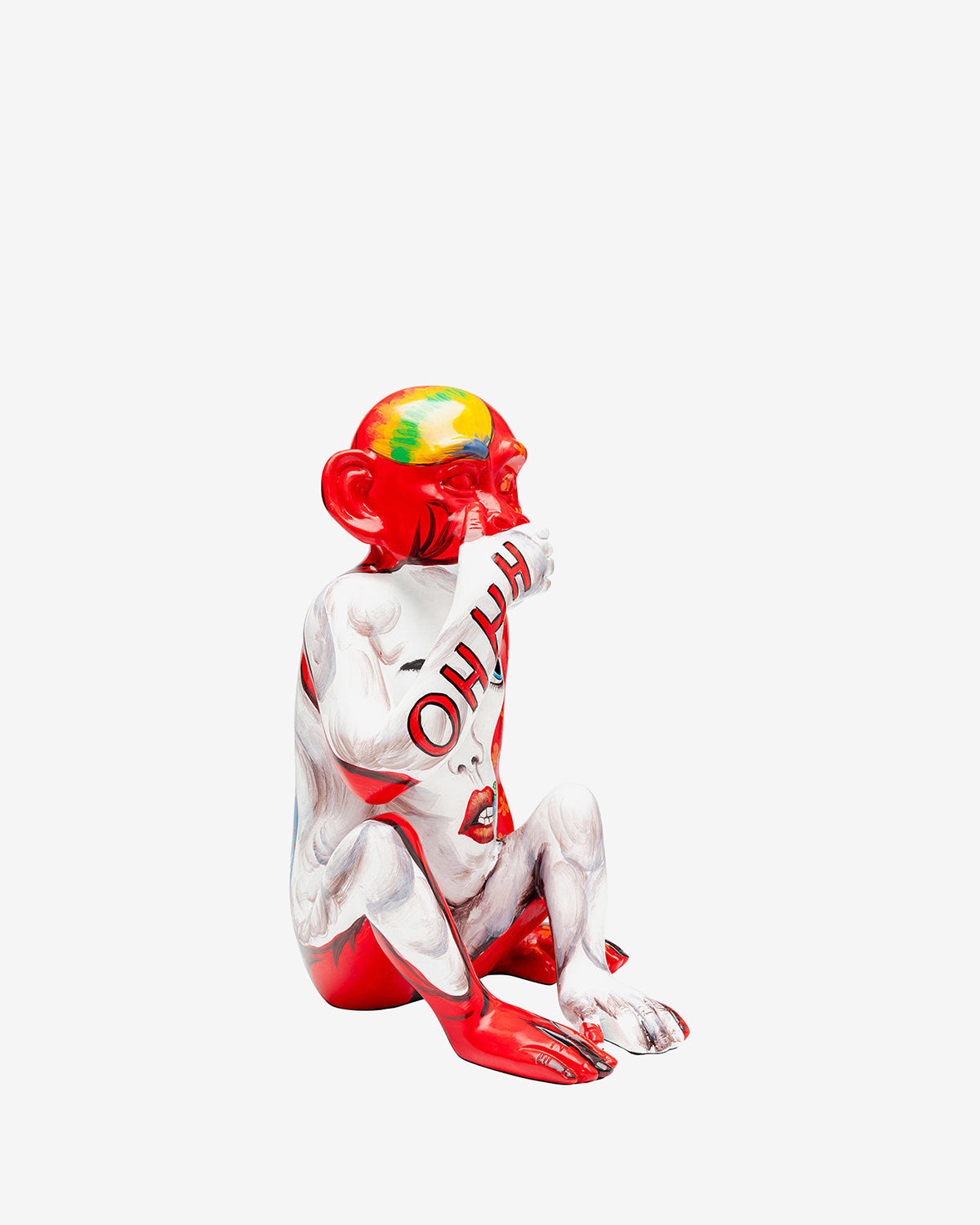 Graffiti monkey red