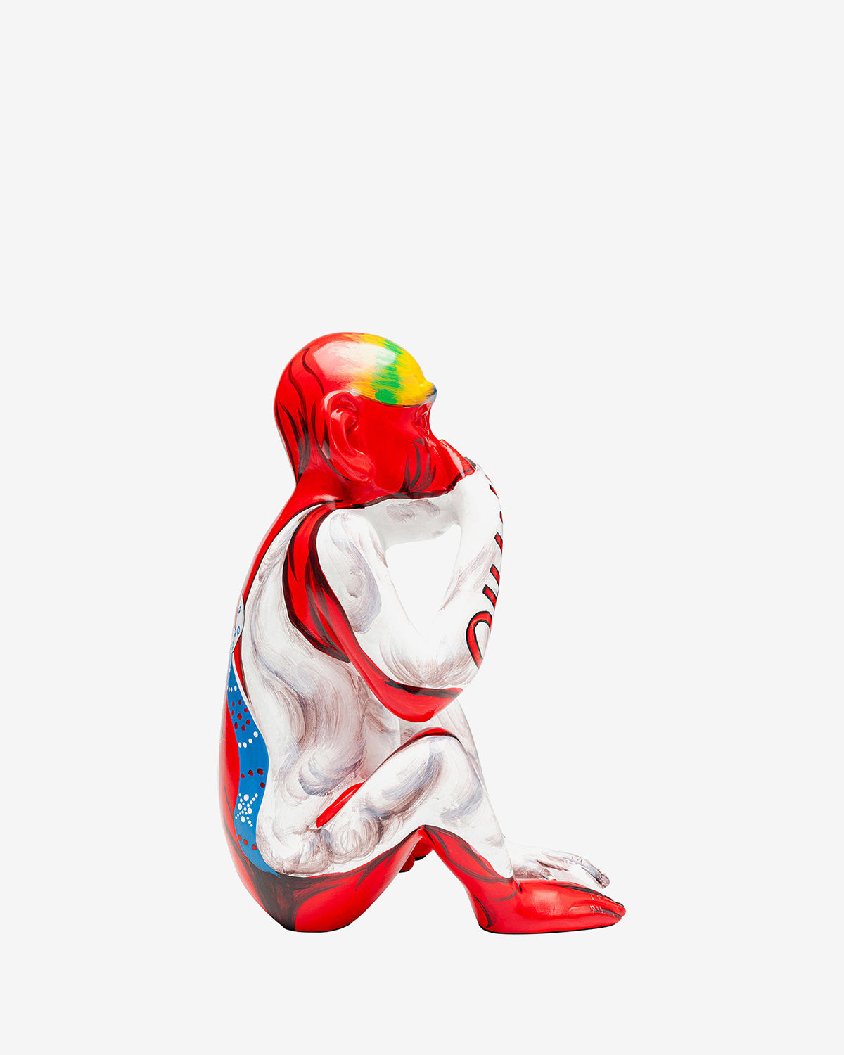 Graffiti monkey red