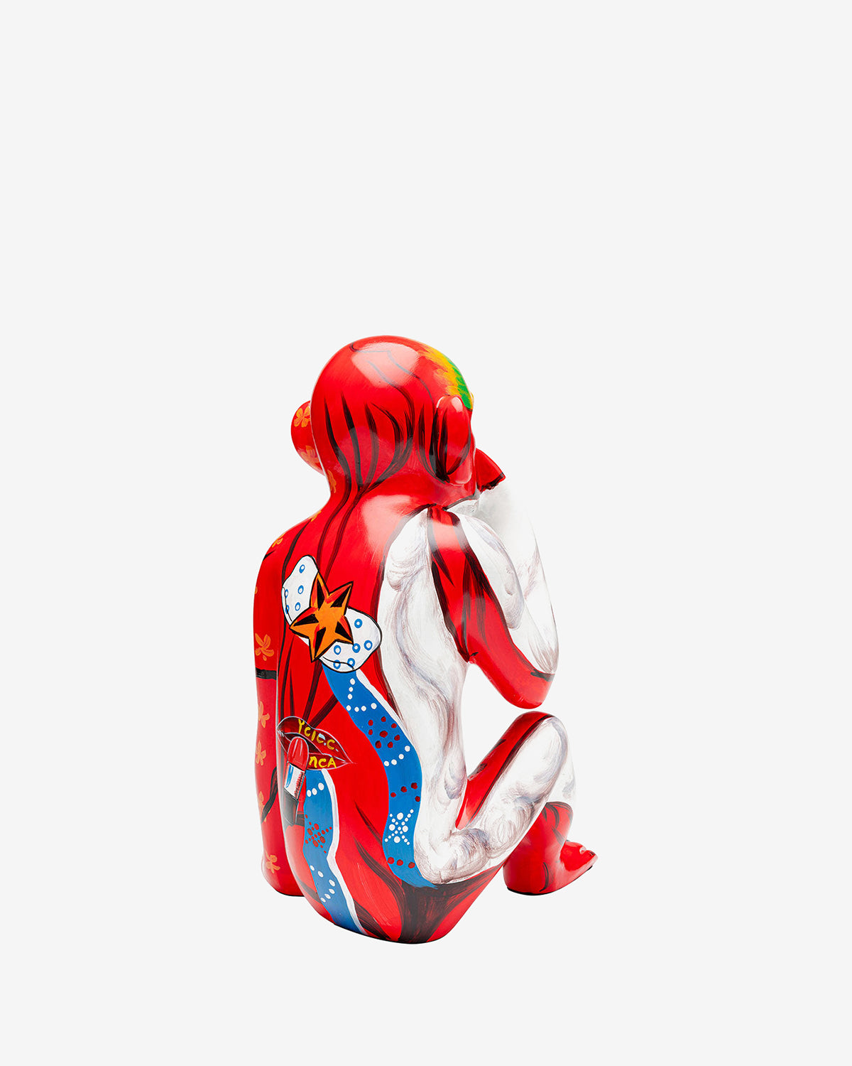 Graffiti monkey red