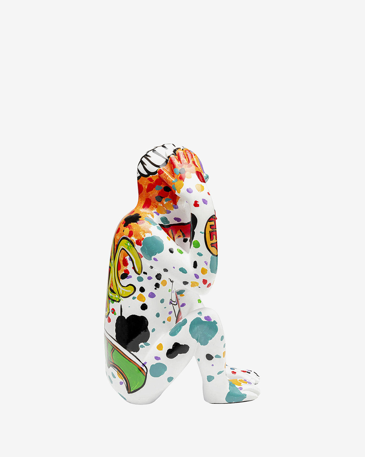 Graffiti monkey white