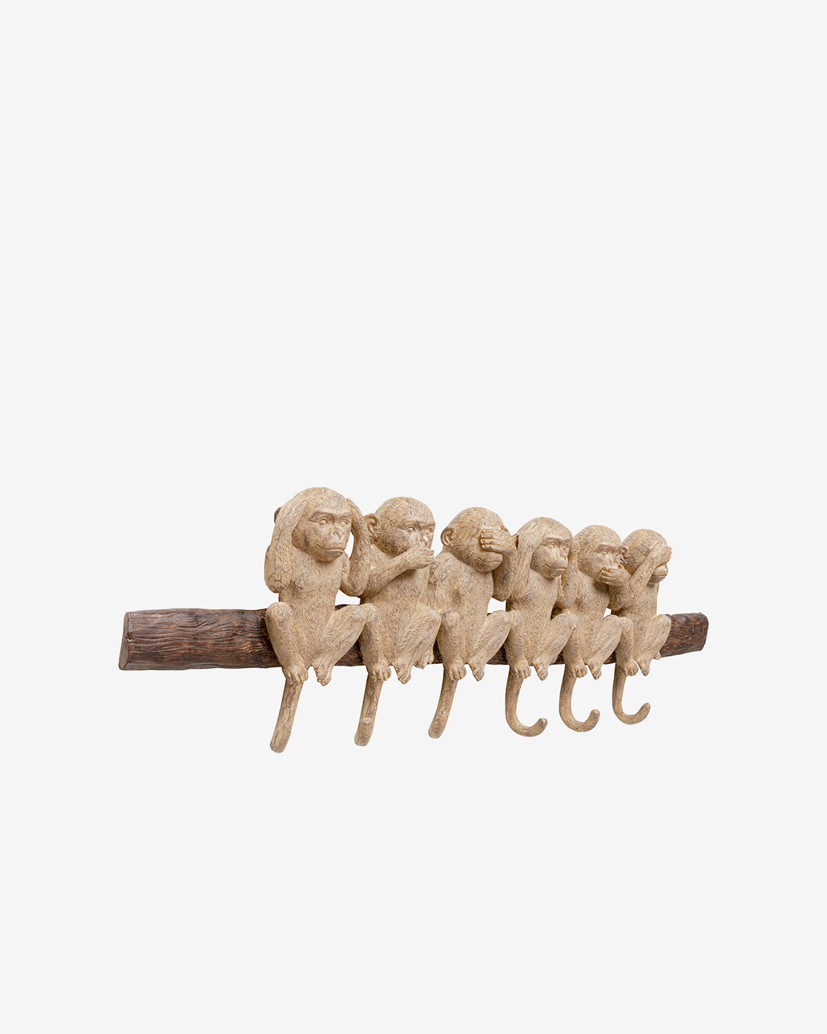 Six monkeys knagerække