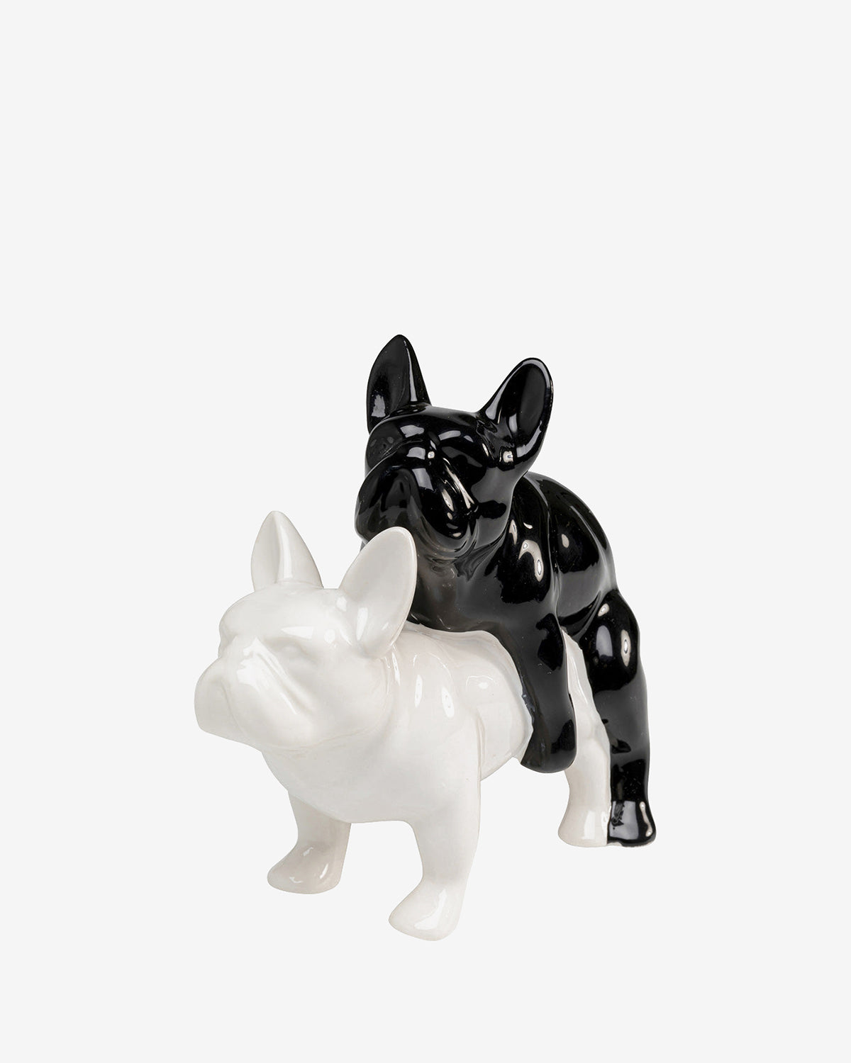 Love dogs figur, sort/hvid