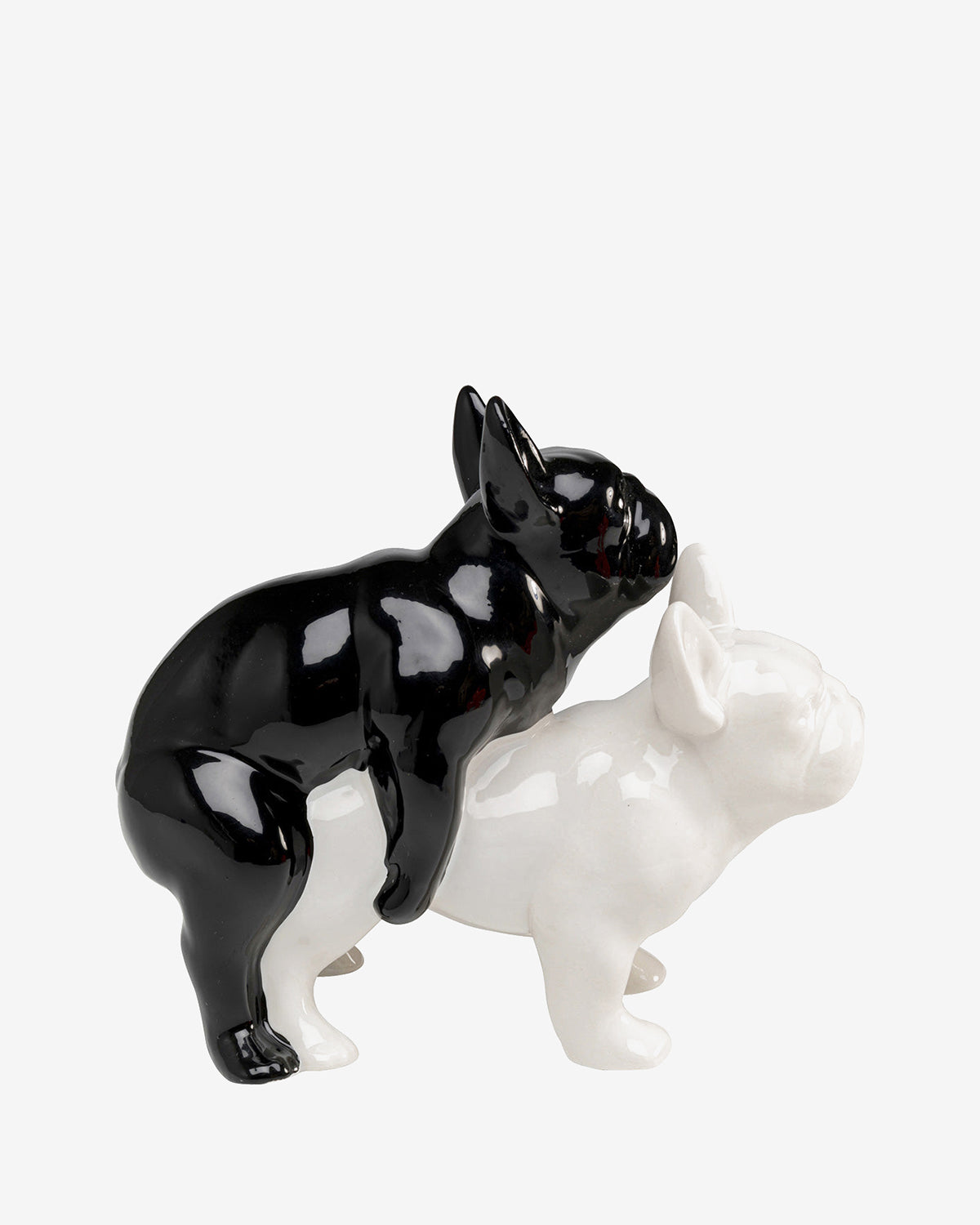 Love dogs figur, sort/hvid