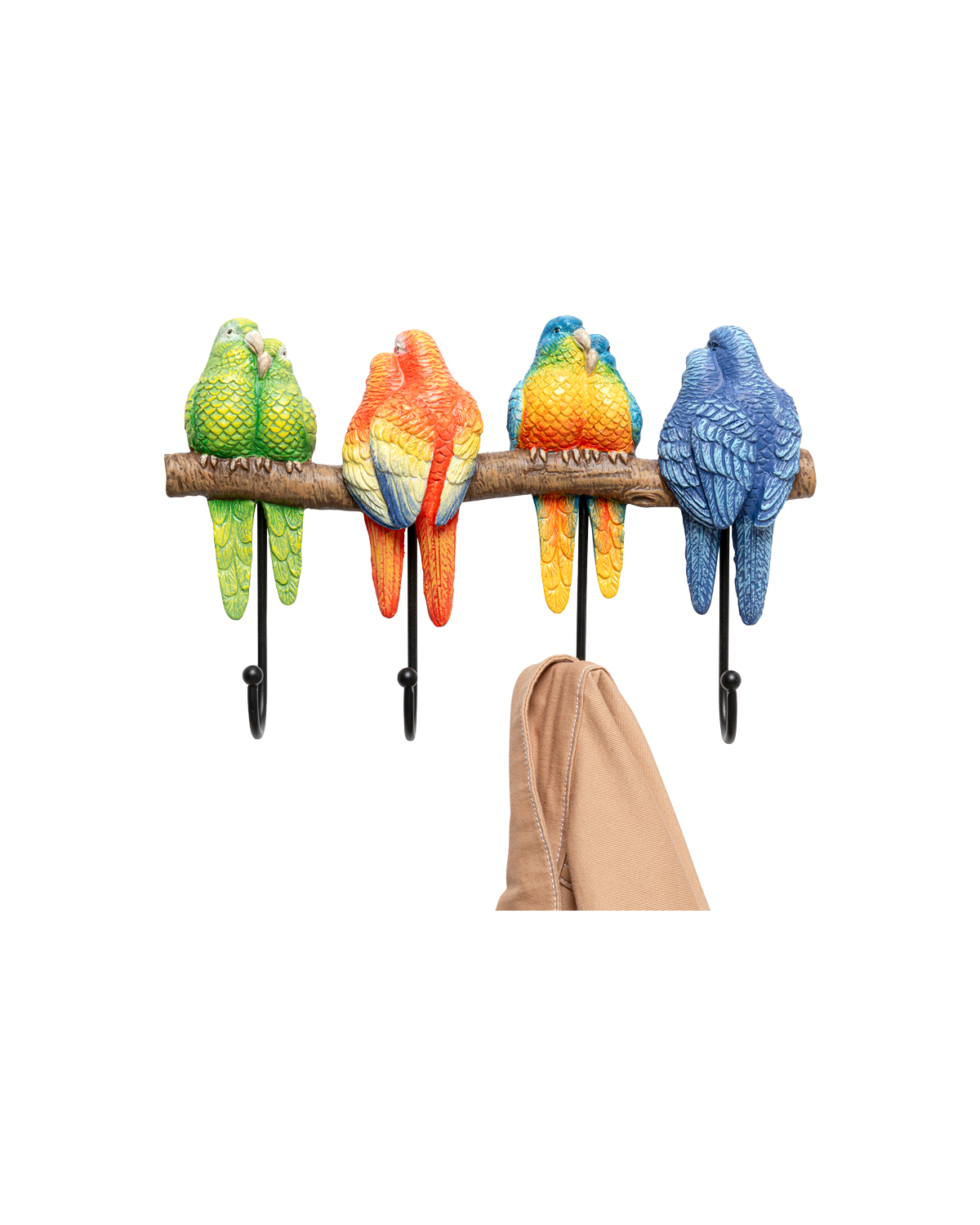 Coat Rack Parrots Love knagerække