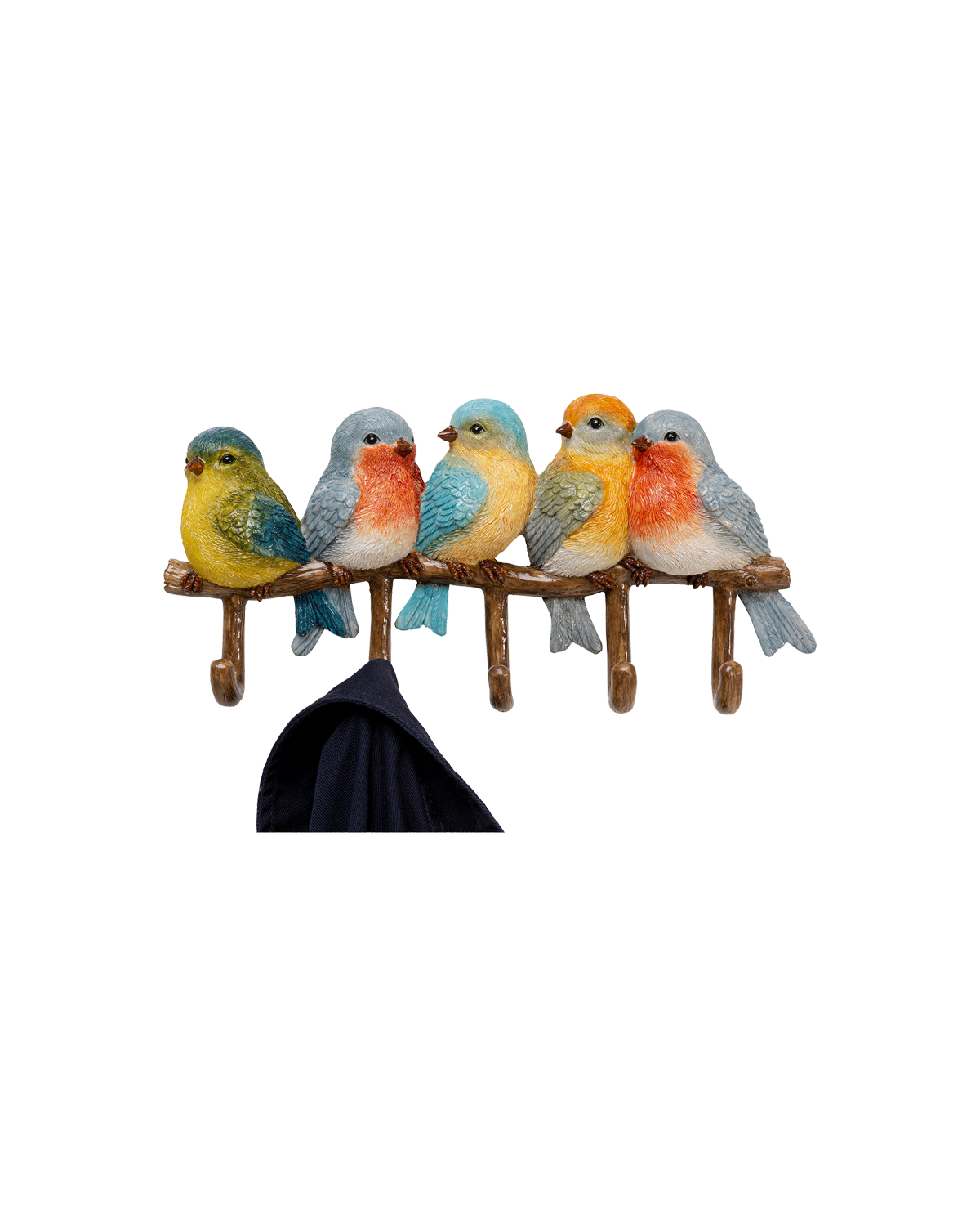 Coat Rack Birds Tweed knagerække