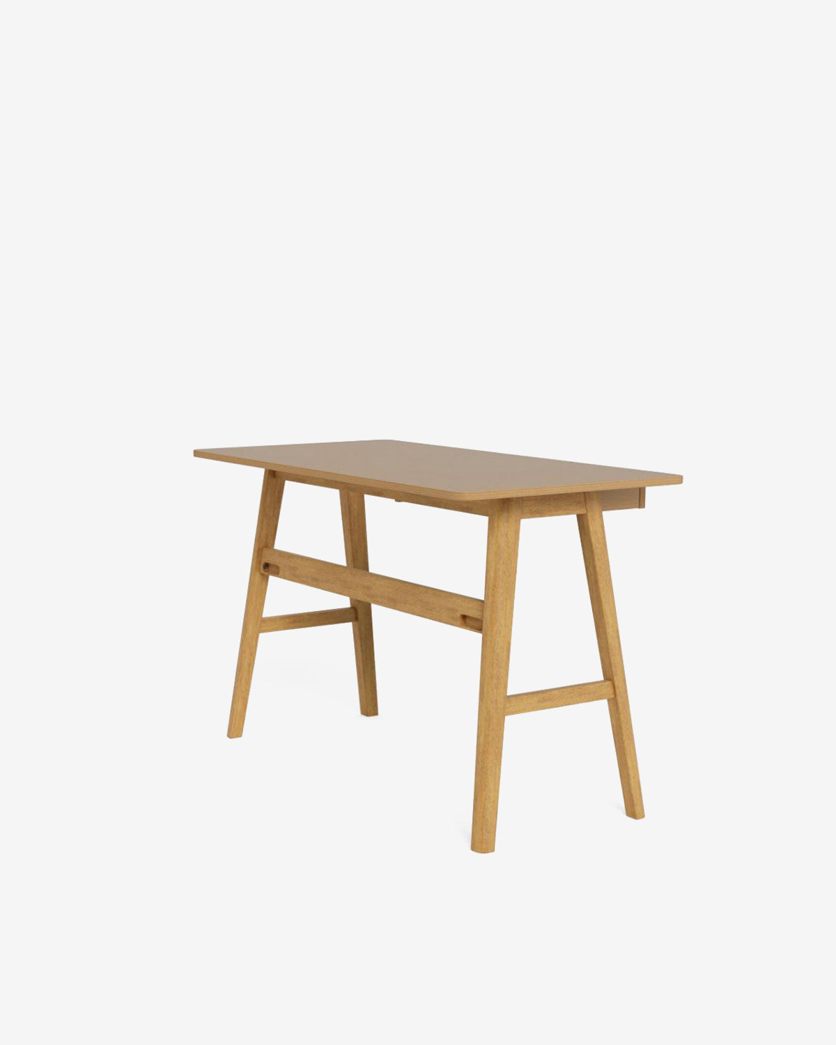 Barnett skrivebord, lak egefiner