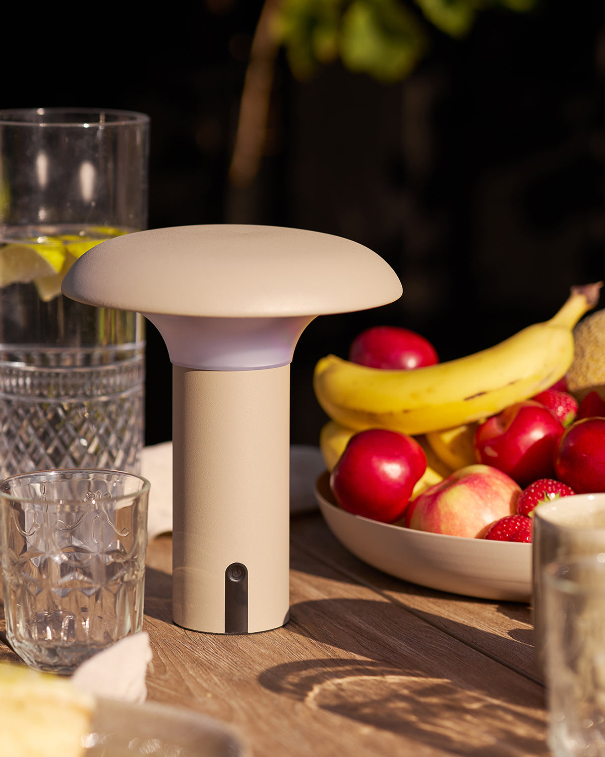 Ramsey LED lampe, Beige