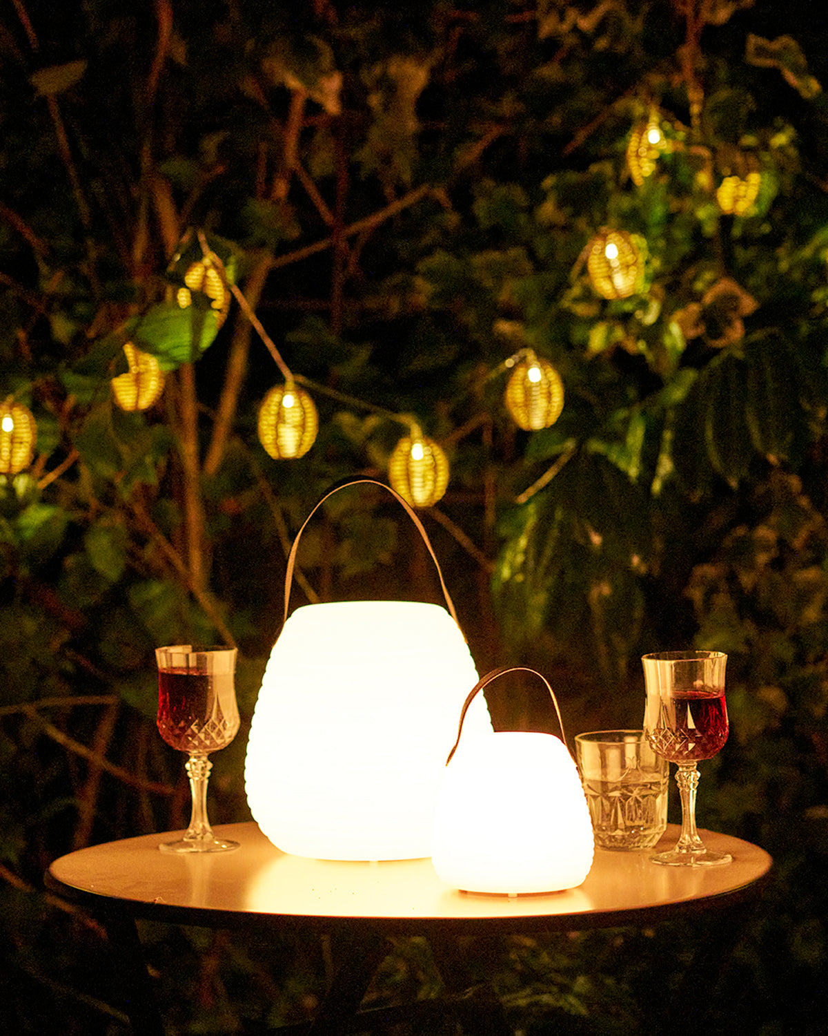 Derry LED Lampe, Hvid