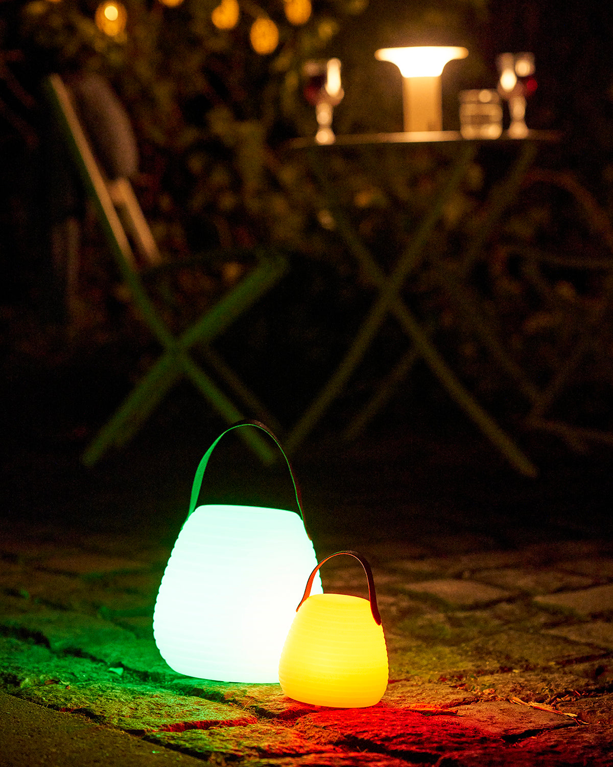 Derry LED Lampe, Hvid stor