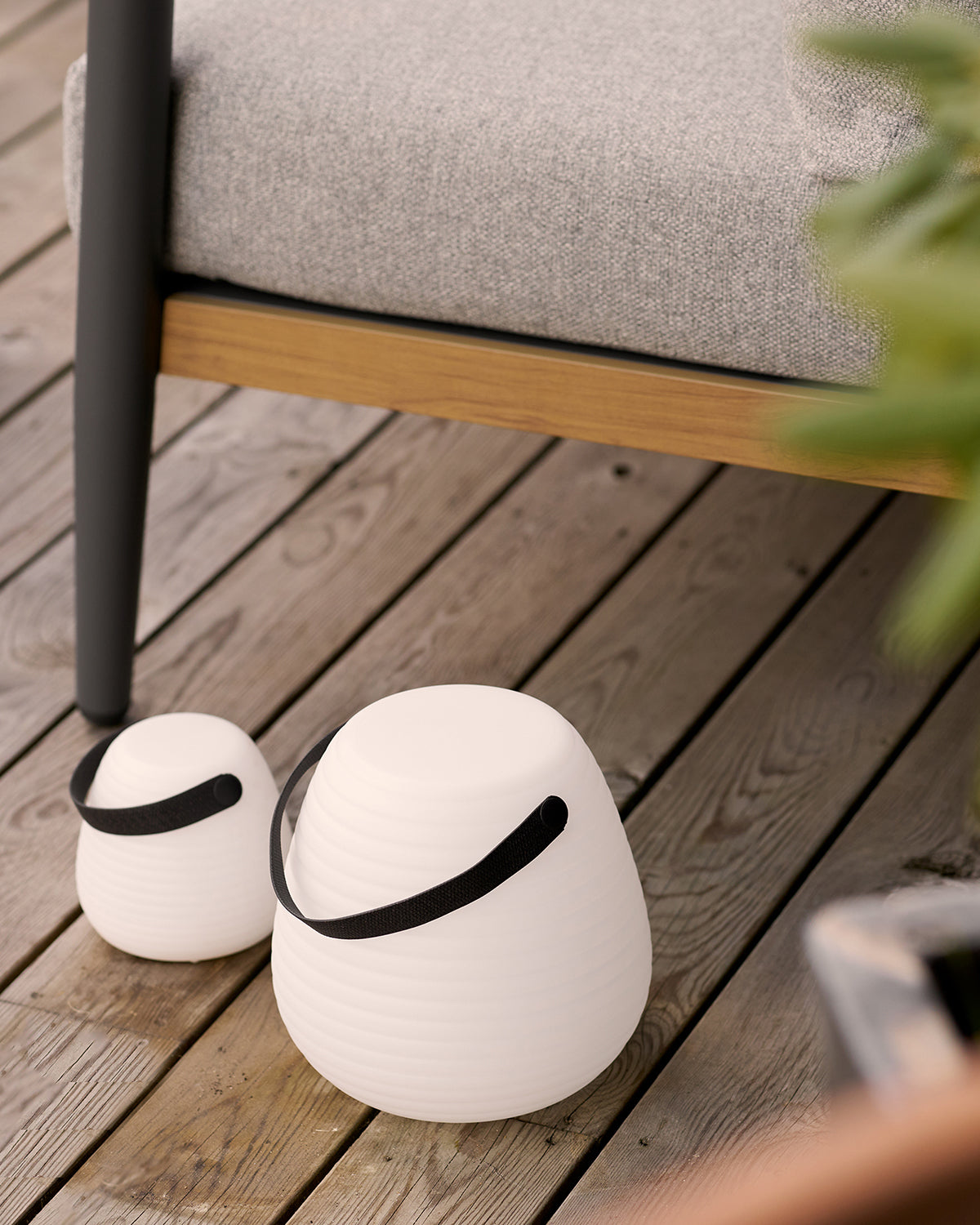 Derry LED Lampe, Hvid stor