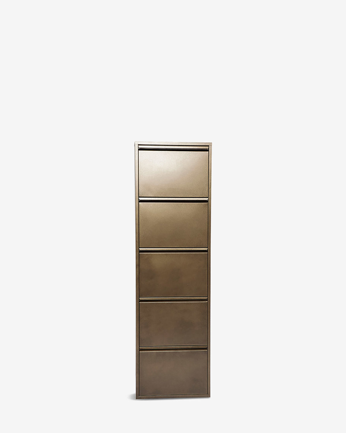 Caruso skoskab 5 låger, bronze