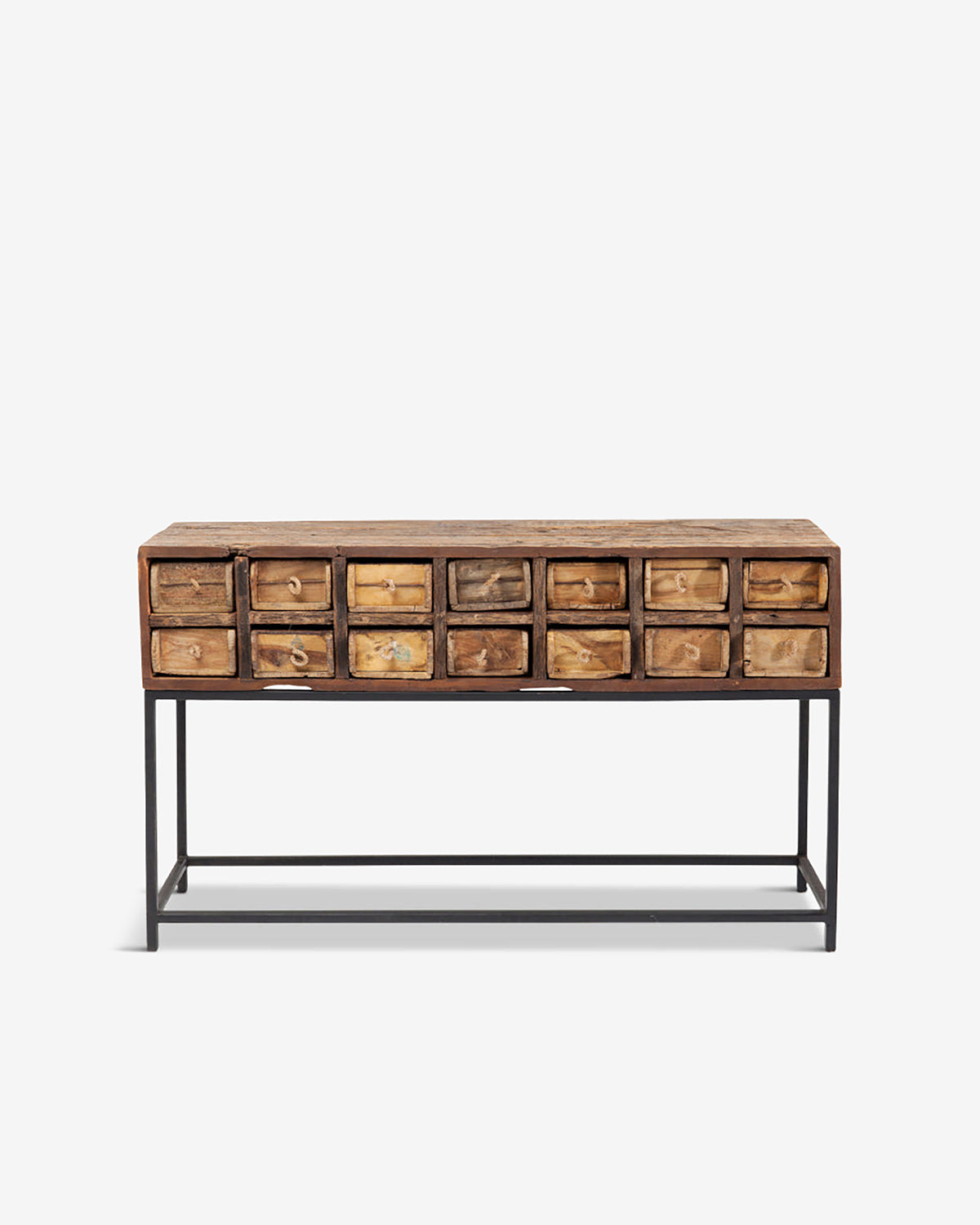 Bastidon konsolbord, 14 skuffer