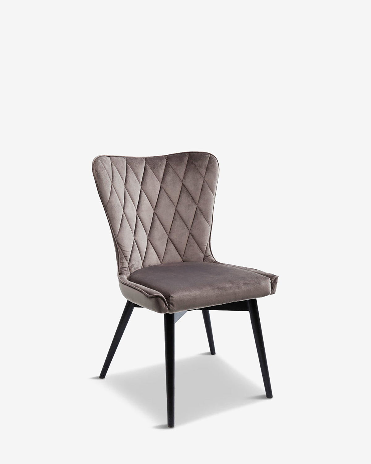 Marshall spisebordsstol, grå velour