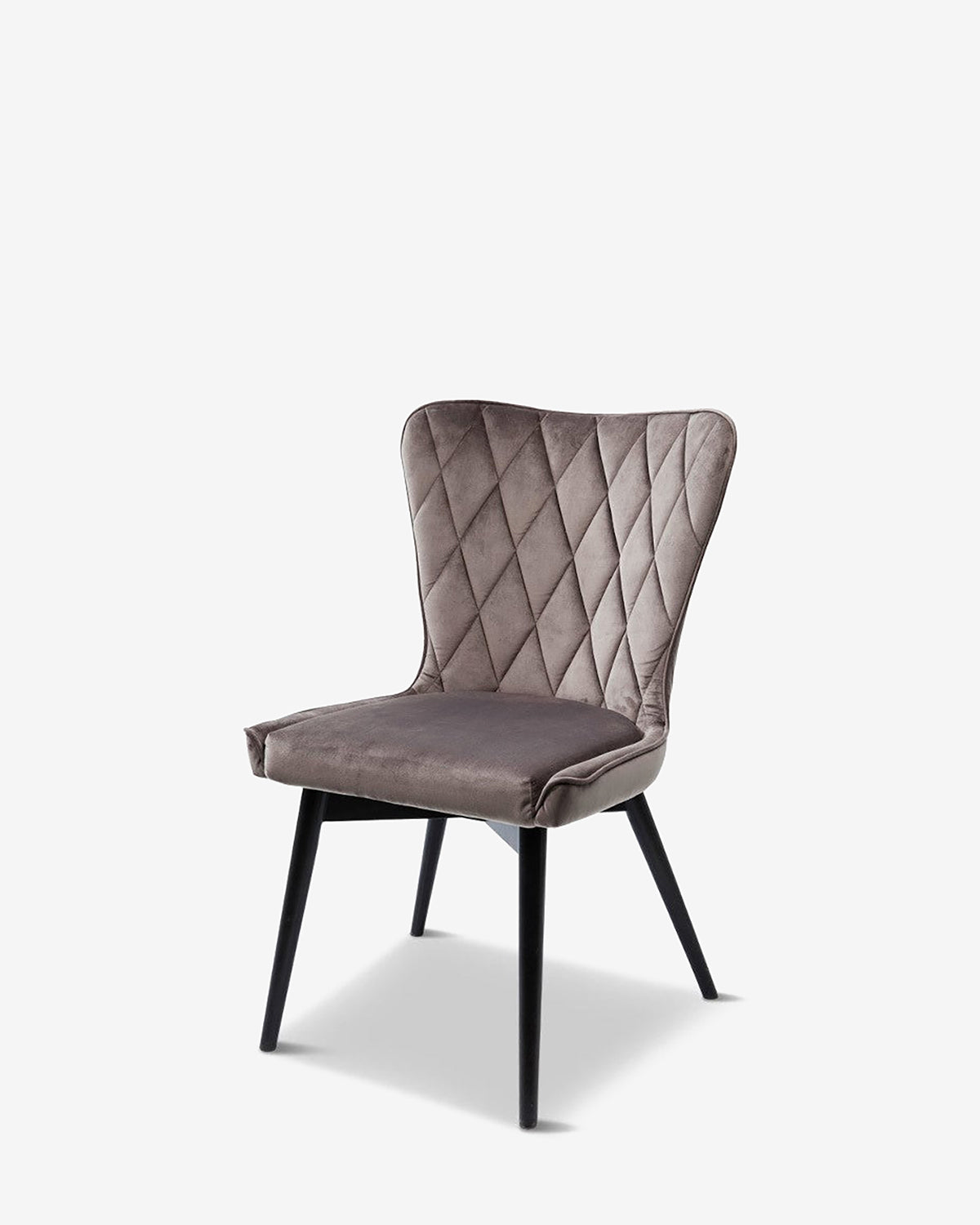 Marshall spisebordsstol, grå velour
