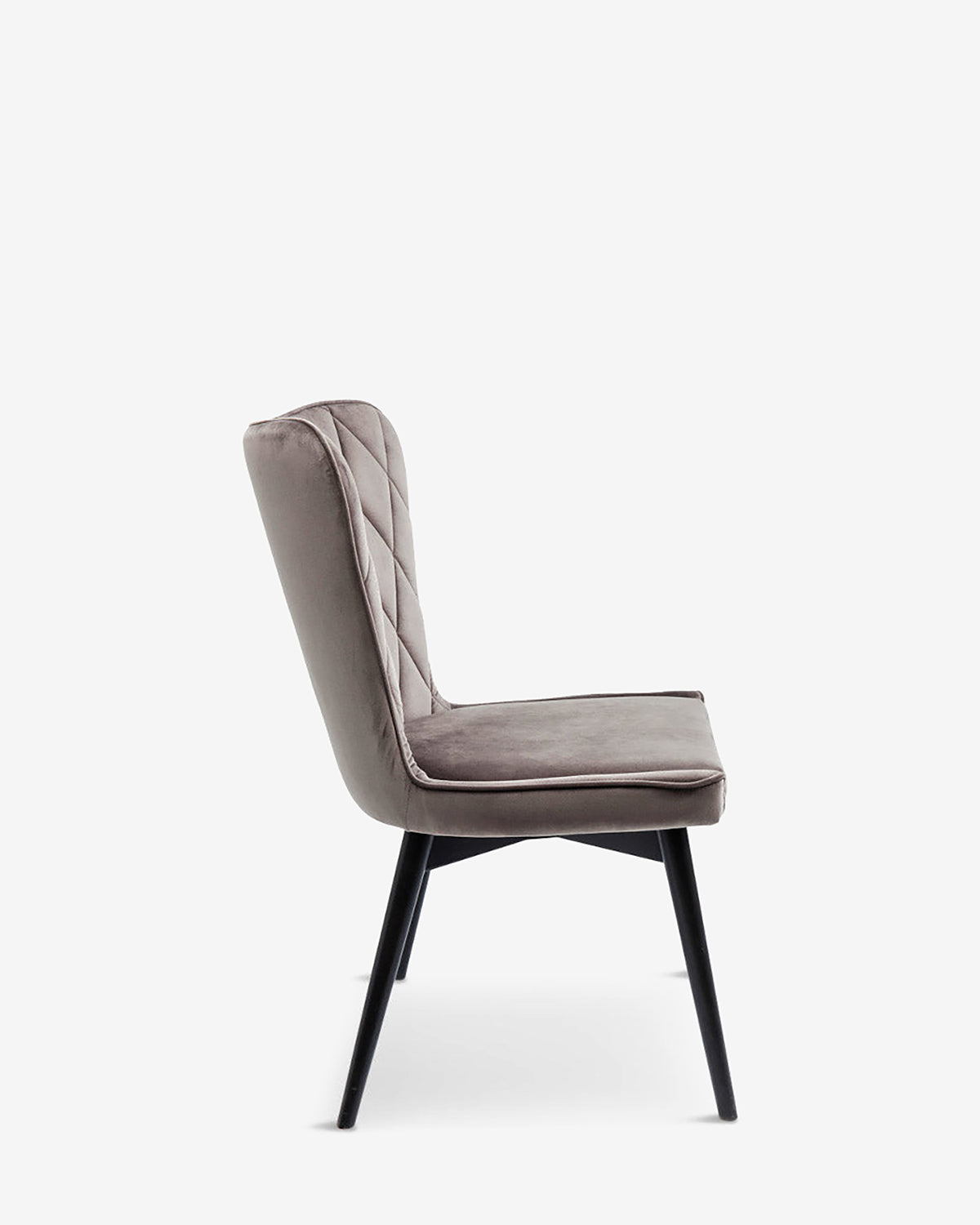 Marshall spisebordsstol, grå velour