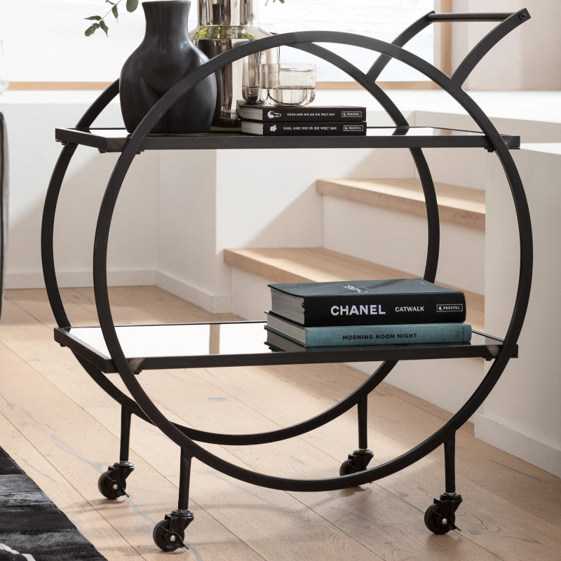 Loft barvogn, sort