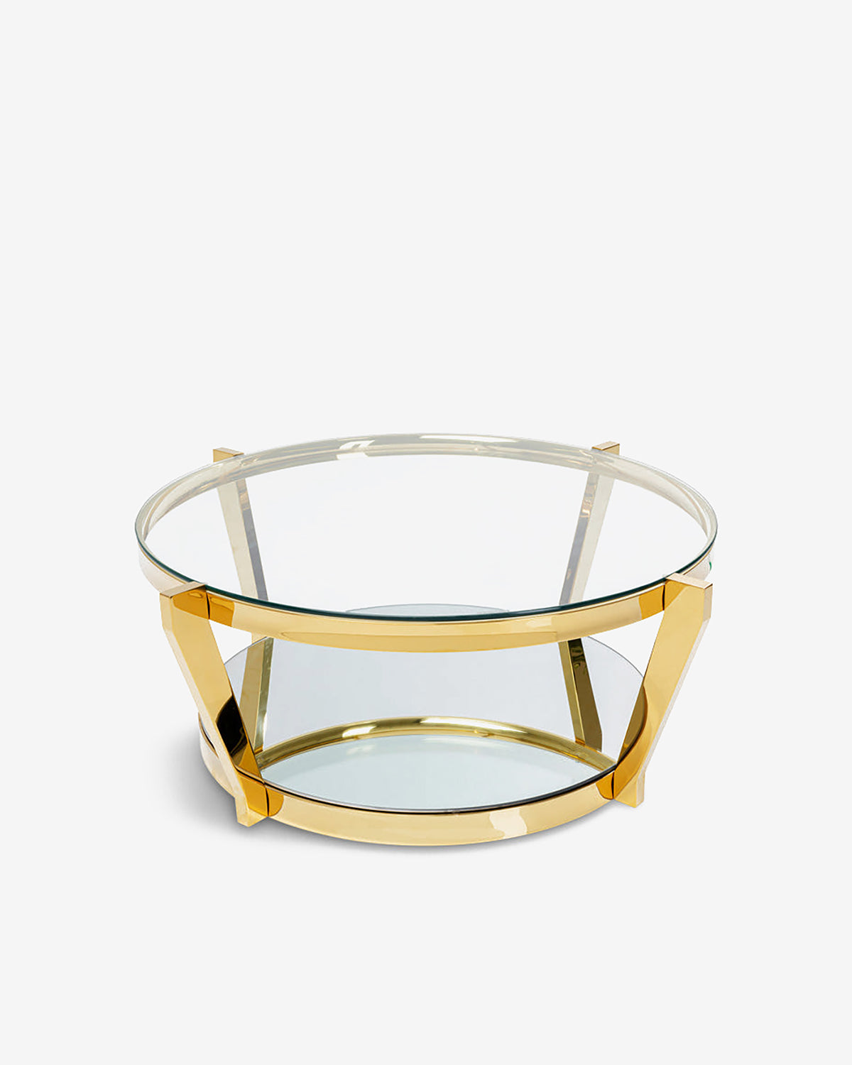 Monocolo sofabord, guld