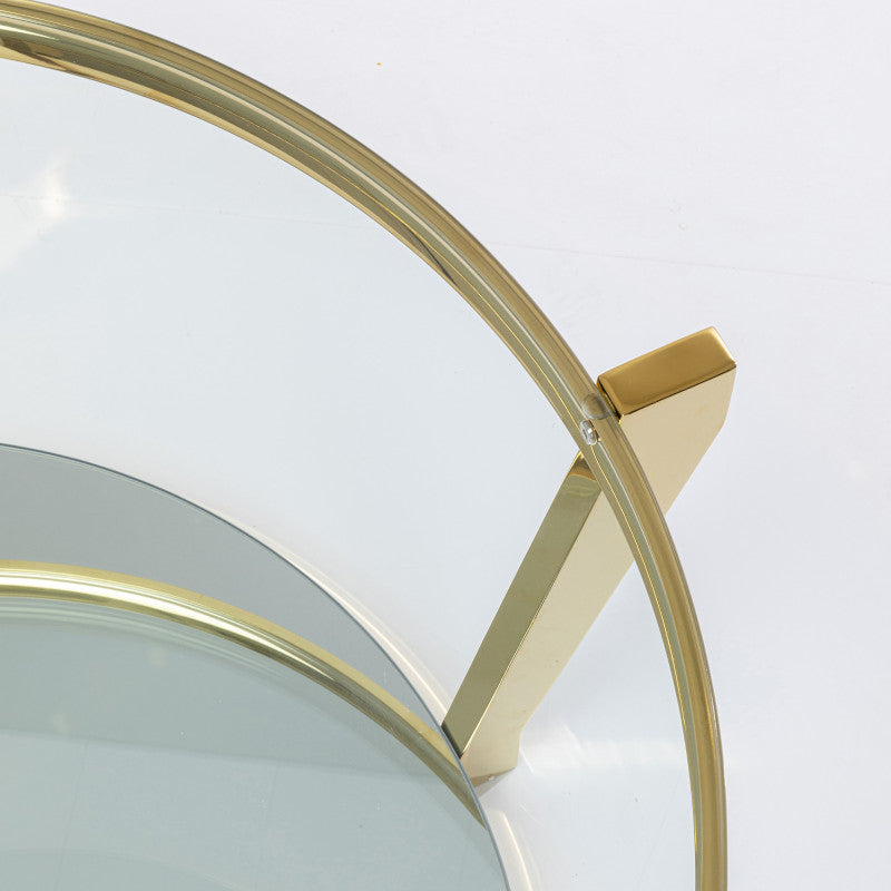 Monocolo sofabord, guld