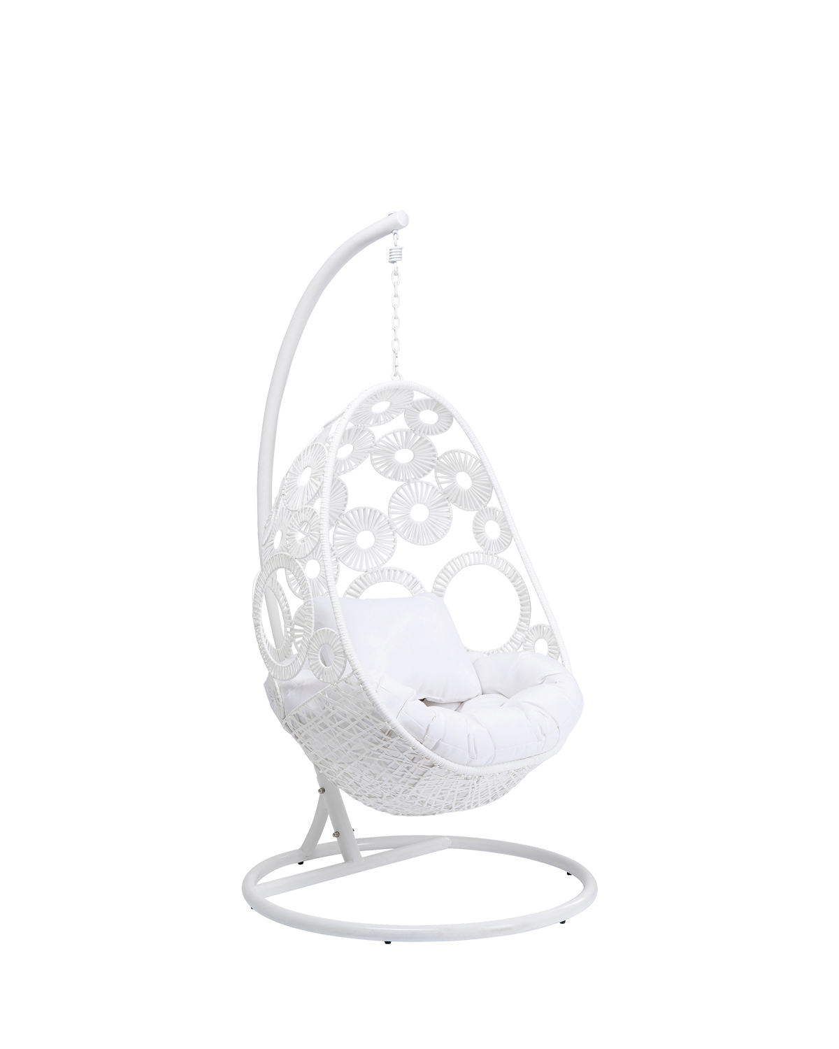 Ibiza hængestol, hvid