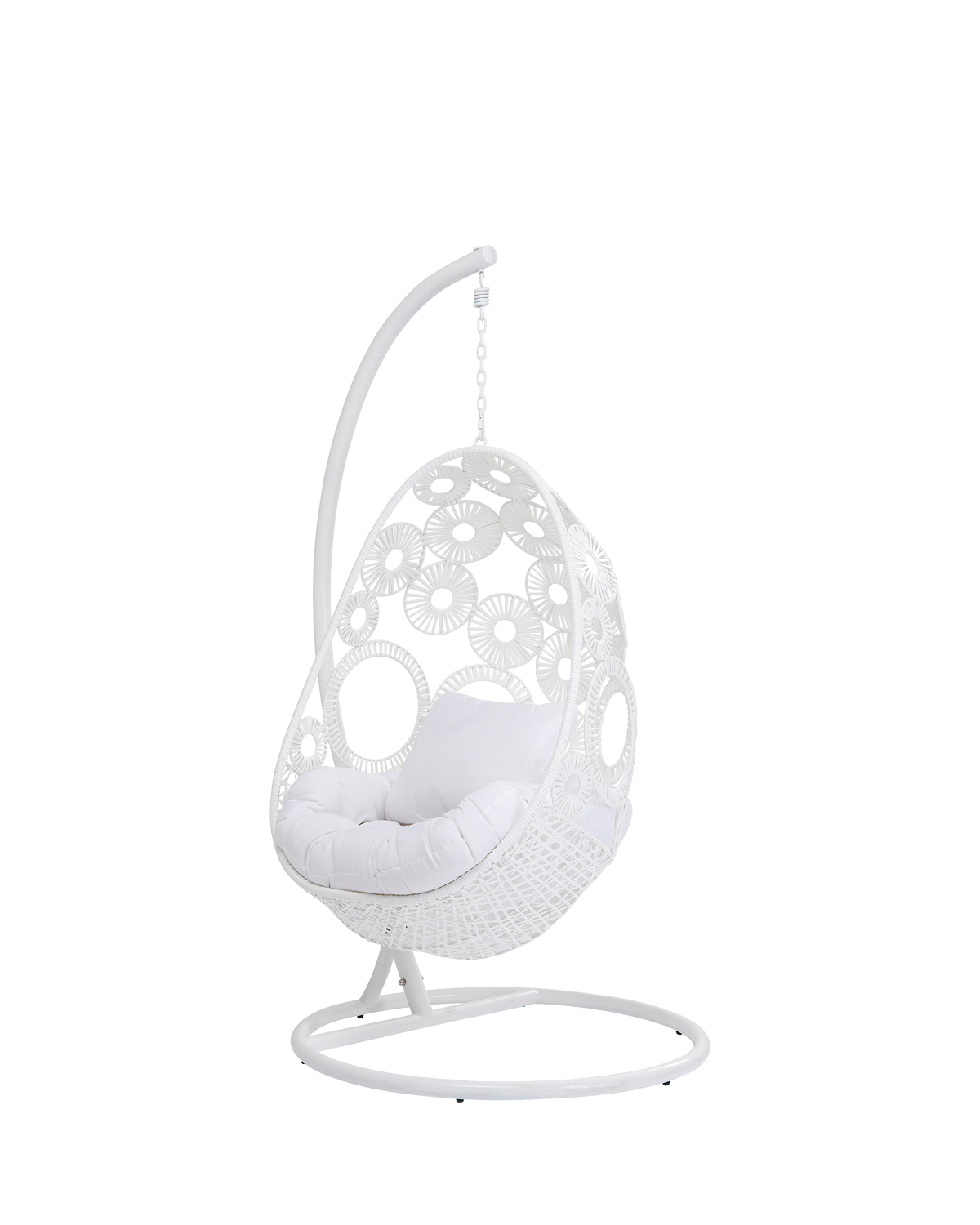 Ibiza hængestol, hvid