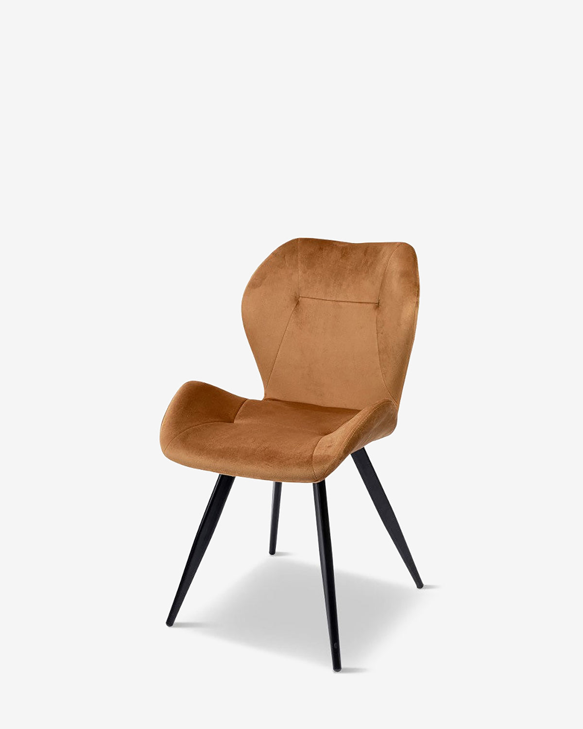 Viva spisebordsstol, brun velour