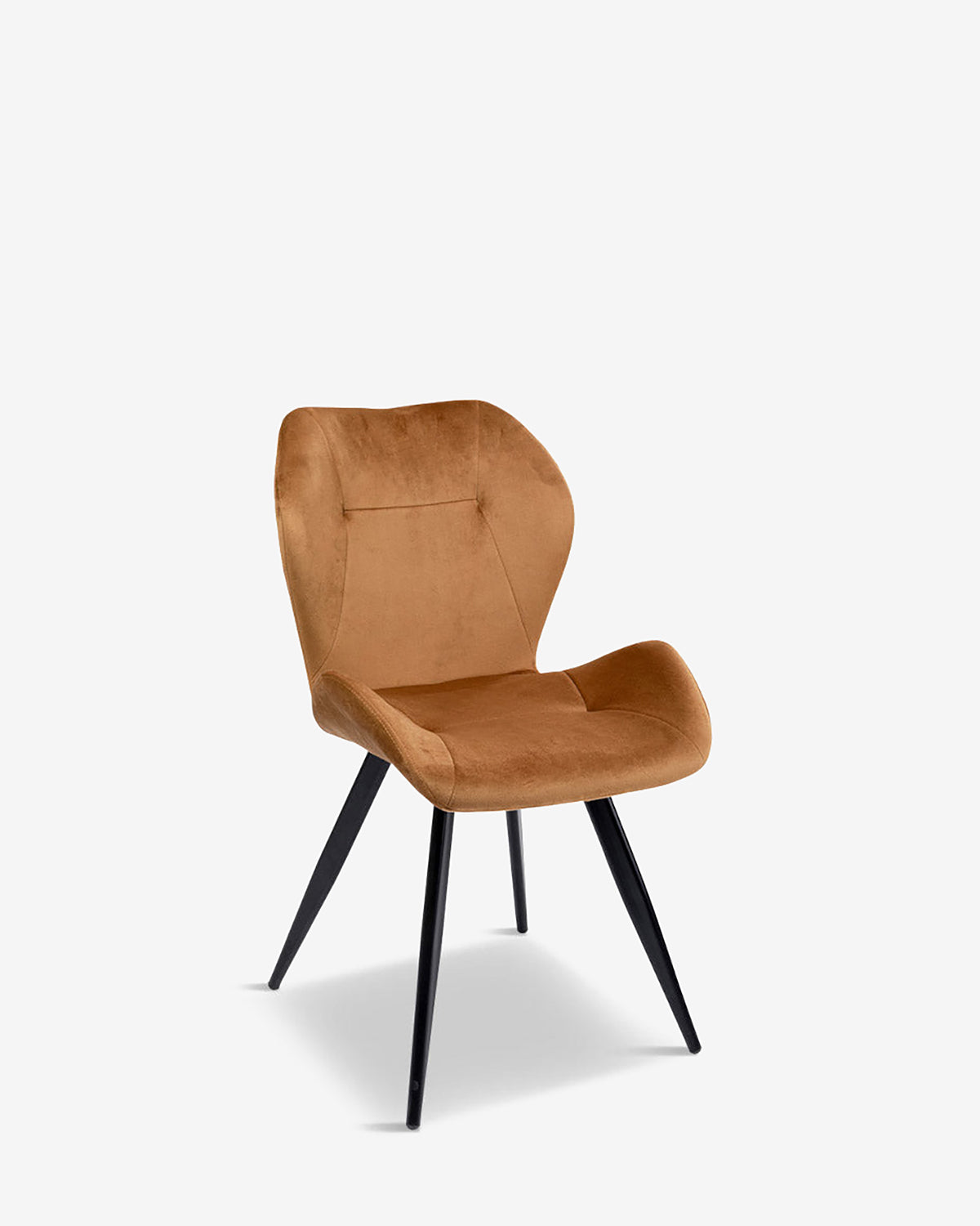 Viva spisebordsstol, brun velour