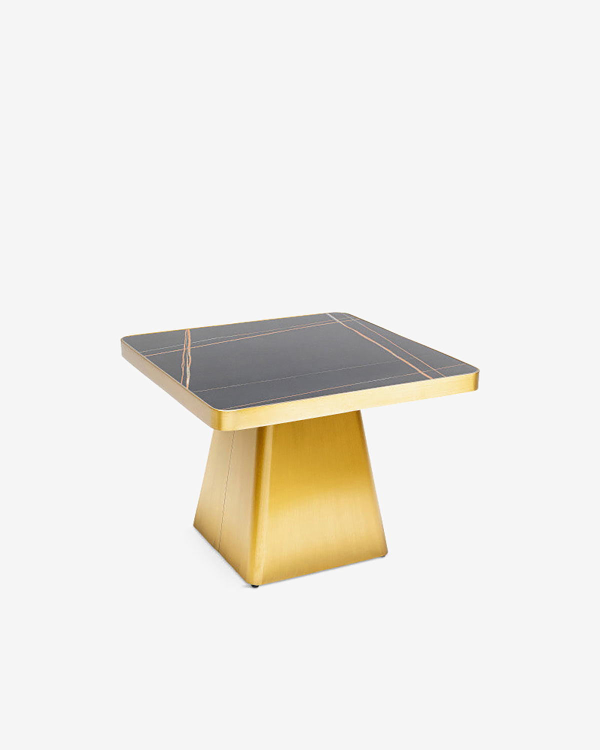 Miler sidebord, messing/keramisk